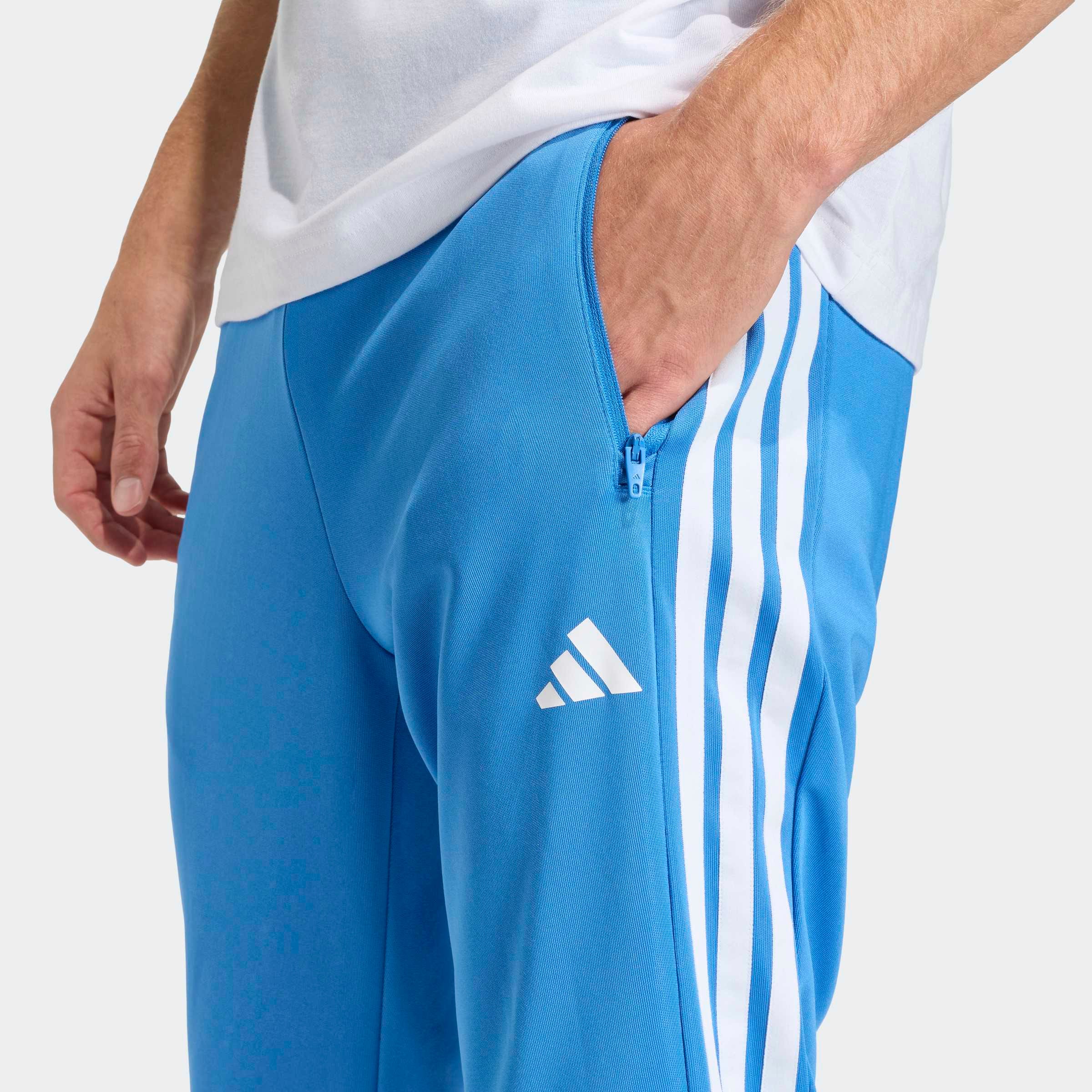 adidas Performance Sporthose »WORKOUT ESSENTIALS ALL-SET 3-STREIFEN, GEWIRKTES MATERIAL«  Trainingshose, Climacool, reguläre Passform