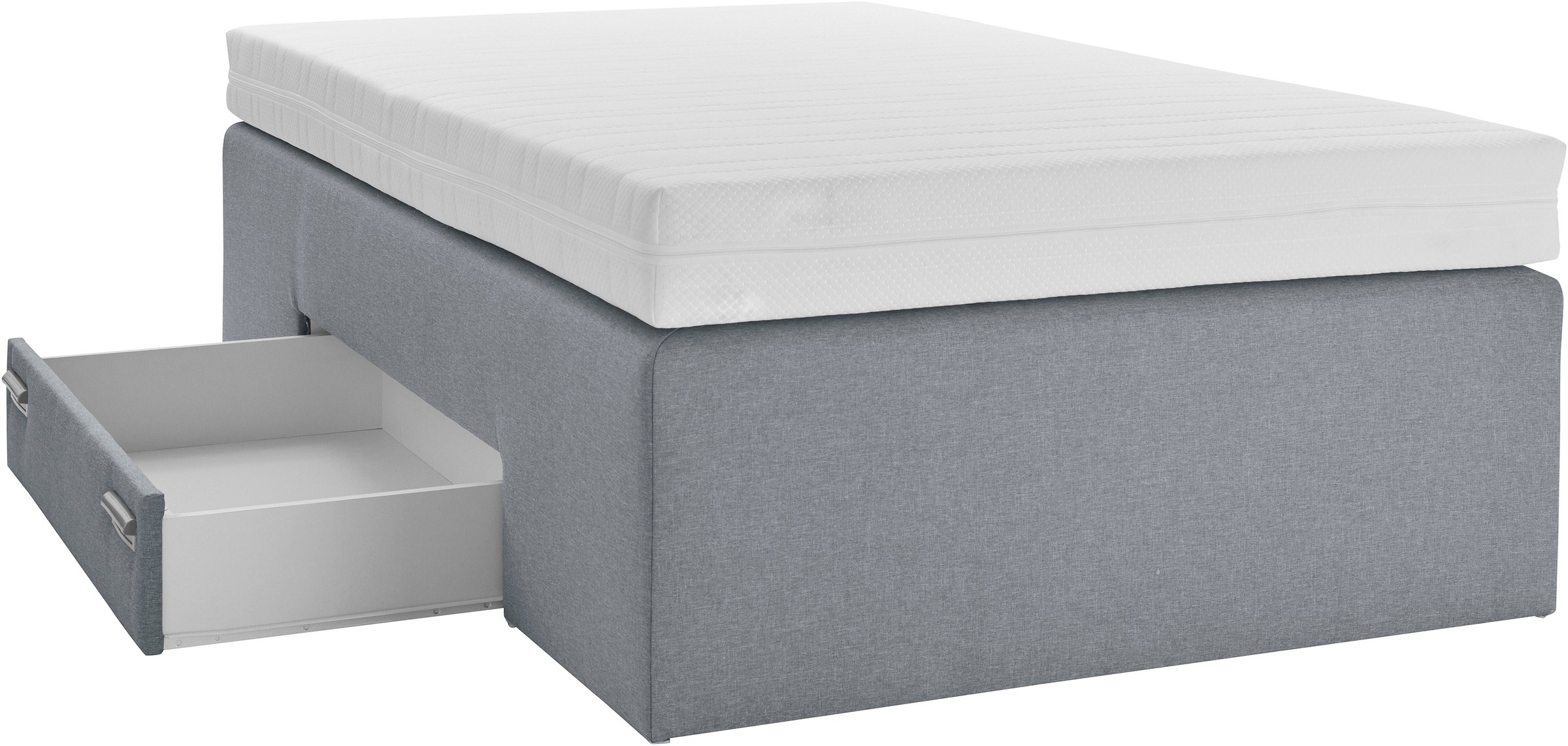 Westfalia Schlafkomfort Boxspringbett, mit integrierter Schublade, frei im Raum stellbar