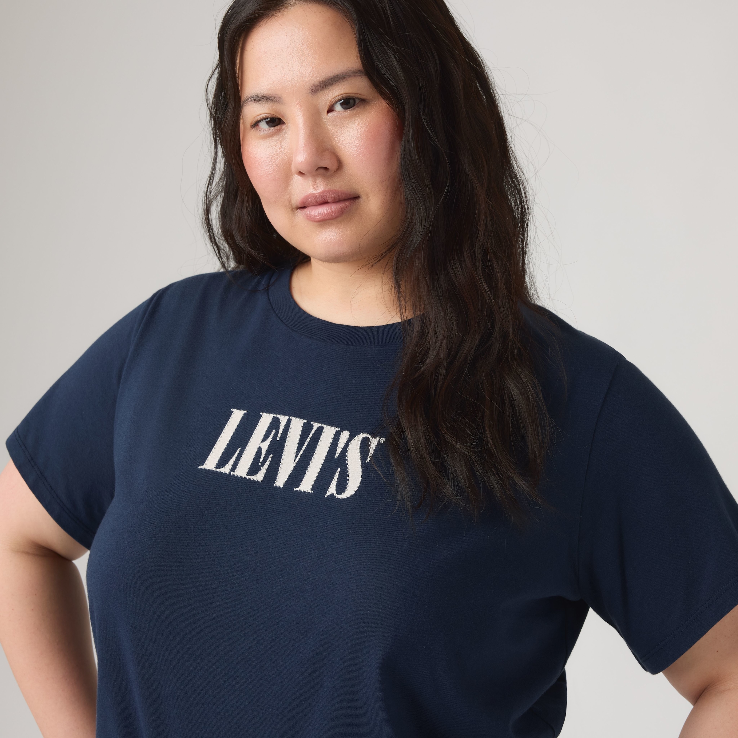 Levi's® Plus T-Shirt »PERFECT TEE« Figurumspielende Passform
