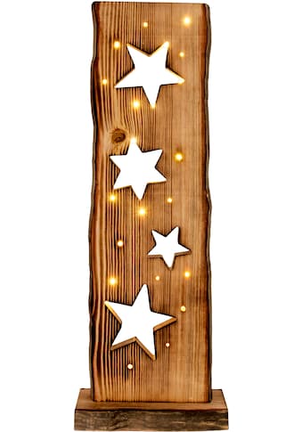 näve LED Gartenleuchte »LED-Holz-Weihnachtsleuchte Sternemotiv«, LED-Modul, Warmweiß,... kaufen