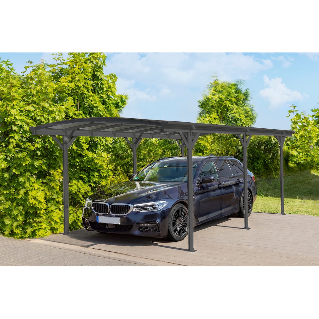 WESTMANN Einzelcarport »Rundbogen«, Aluminium, 276 cm, Anthrazit