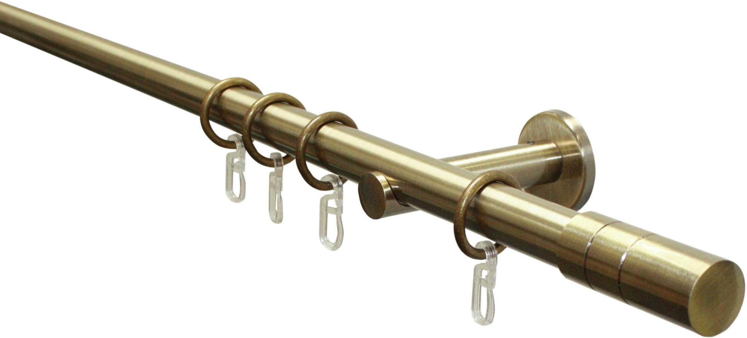 GARDINIA Gardinenstange »Gardinenstangen Set Metall«, 1 läufig-läufig