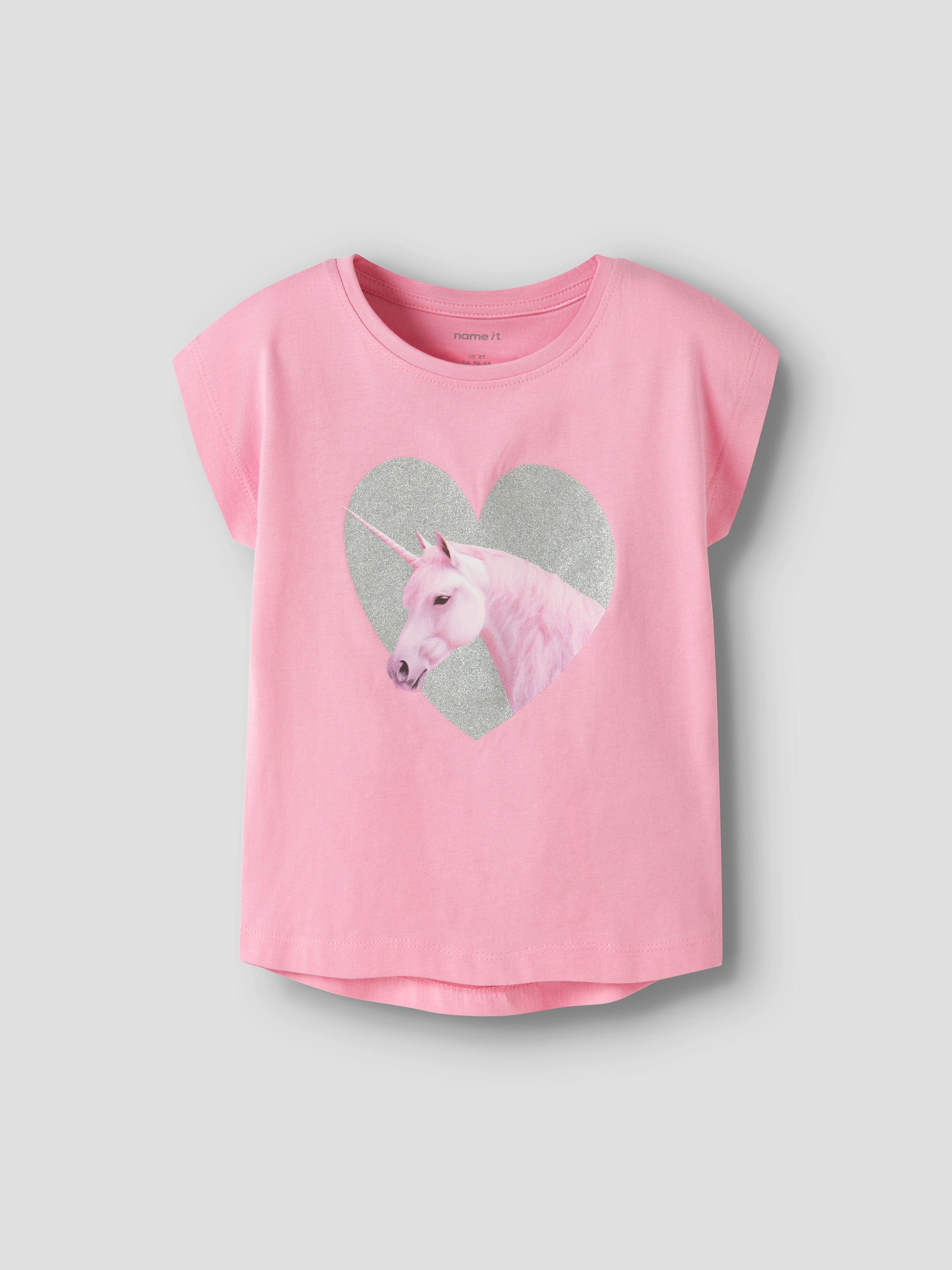 Name It T-Shirt »NMFVOTIA CAPSL TOP« Baumwolle, loose fit