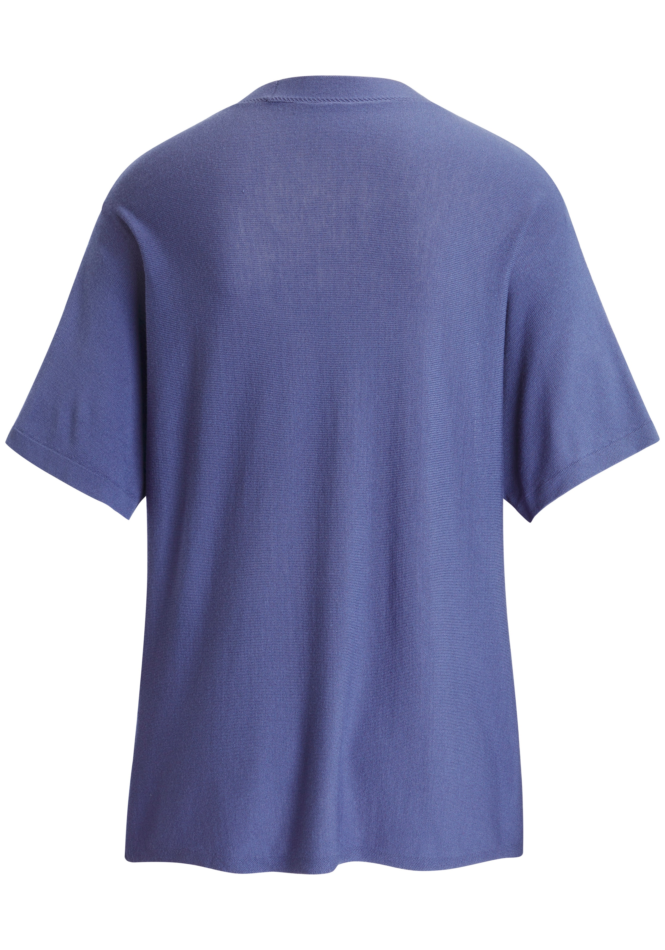 Vivance Kurzarmshirt »mit sommerlichem Lochstrickmuster« aus luftigem Viskose-Strick