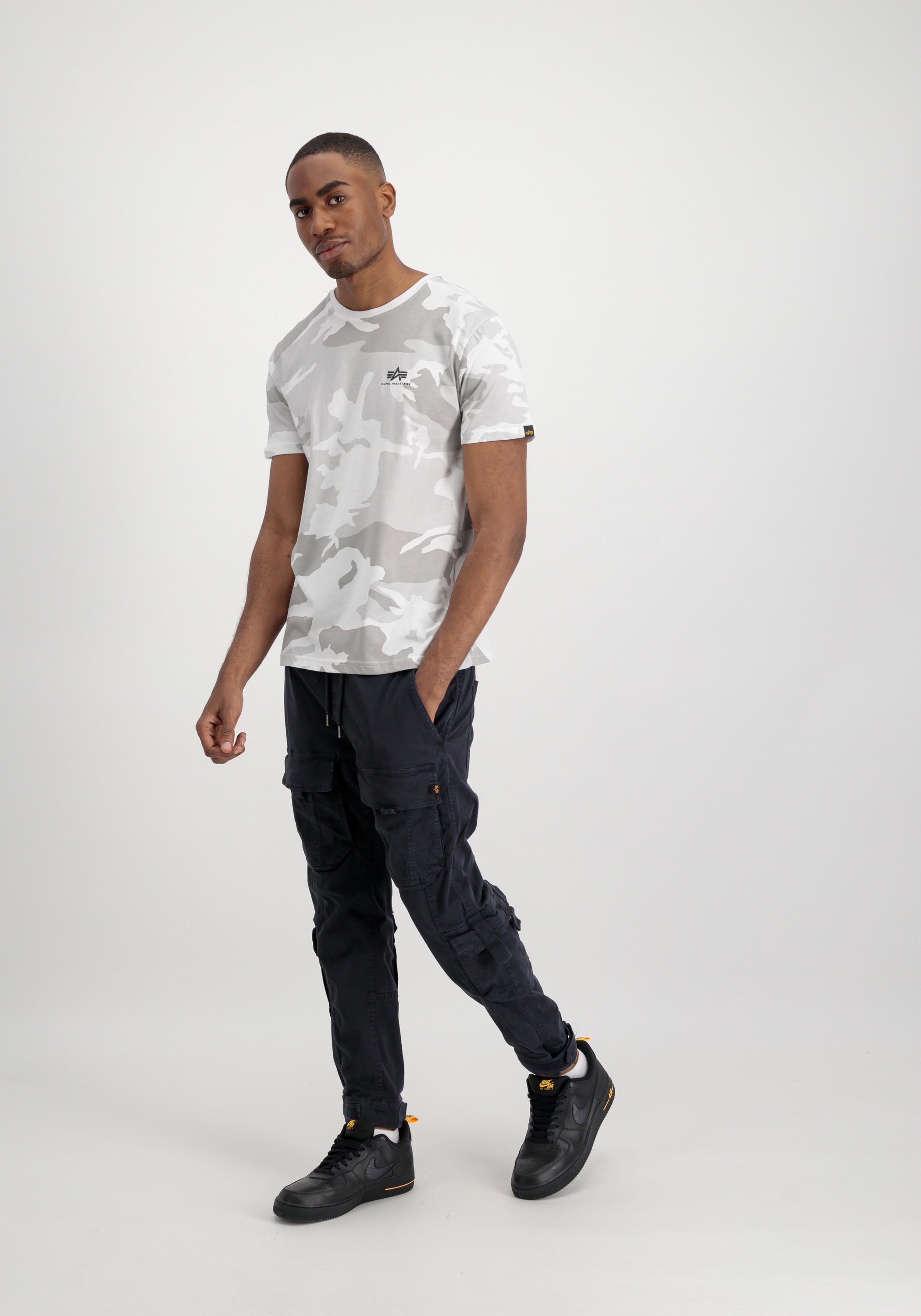 Alpha Industries T-Shirt »Alpha Industries Men - T-Shirts Basic T-Shirt SL Camo«
