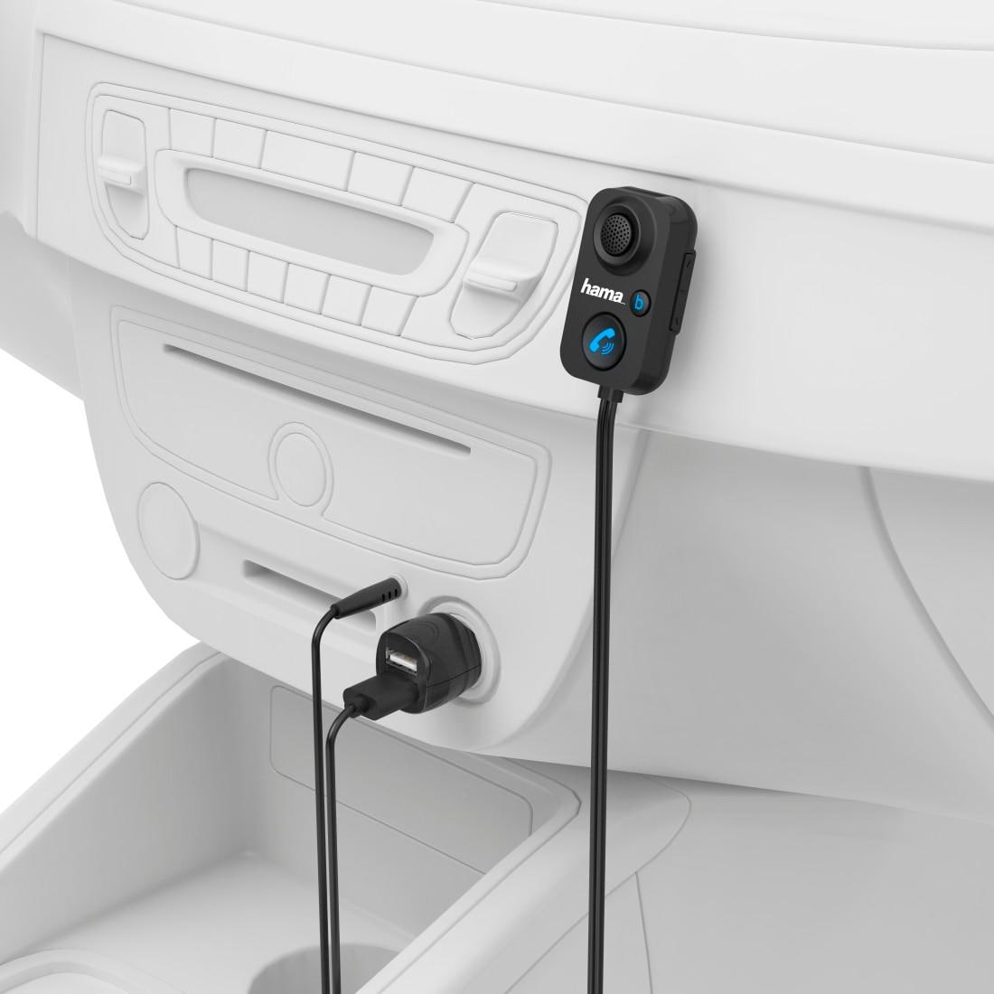 Hama USB-Adapter »Bluetooth®-Freisprecheinrichtung für Kfz mit AUX-In BT  Audio Adapter«, 100 cm 3 Jahre XXL Garantie