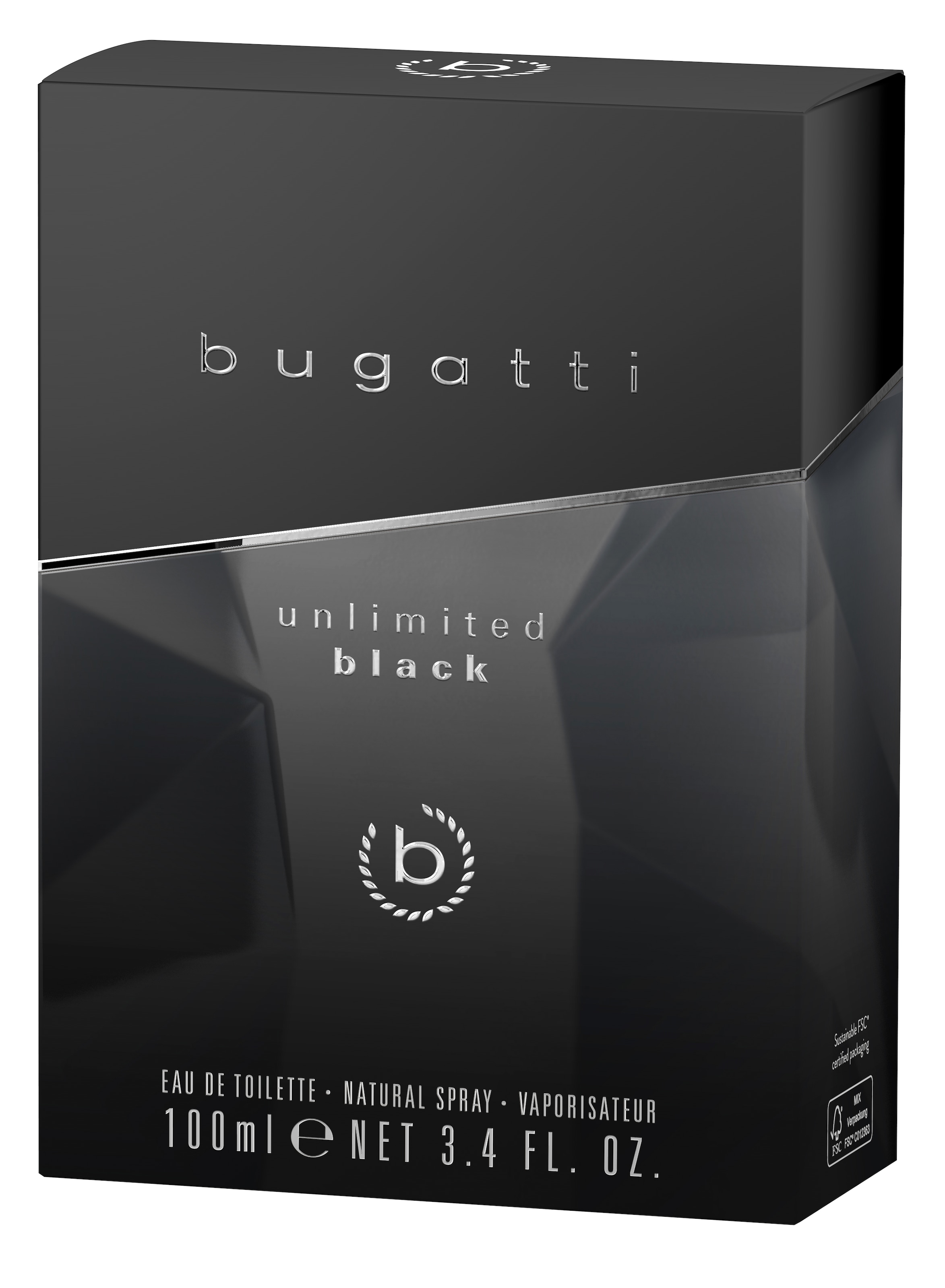 bugatti Eau de Toilette »bugatti unlimited black for him EdT 100ml«