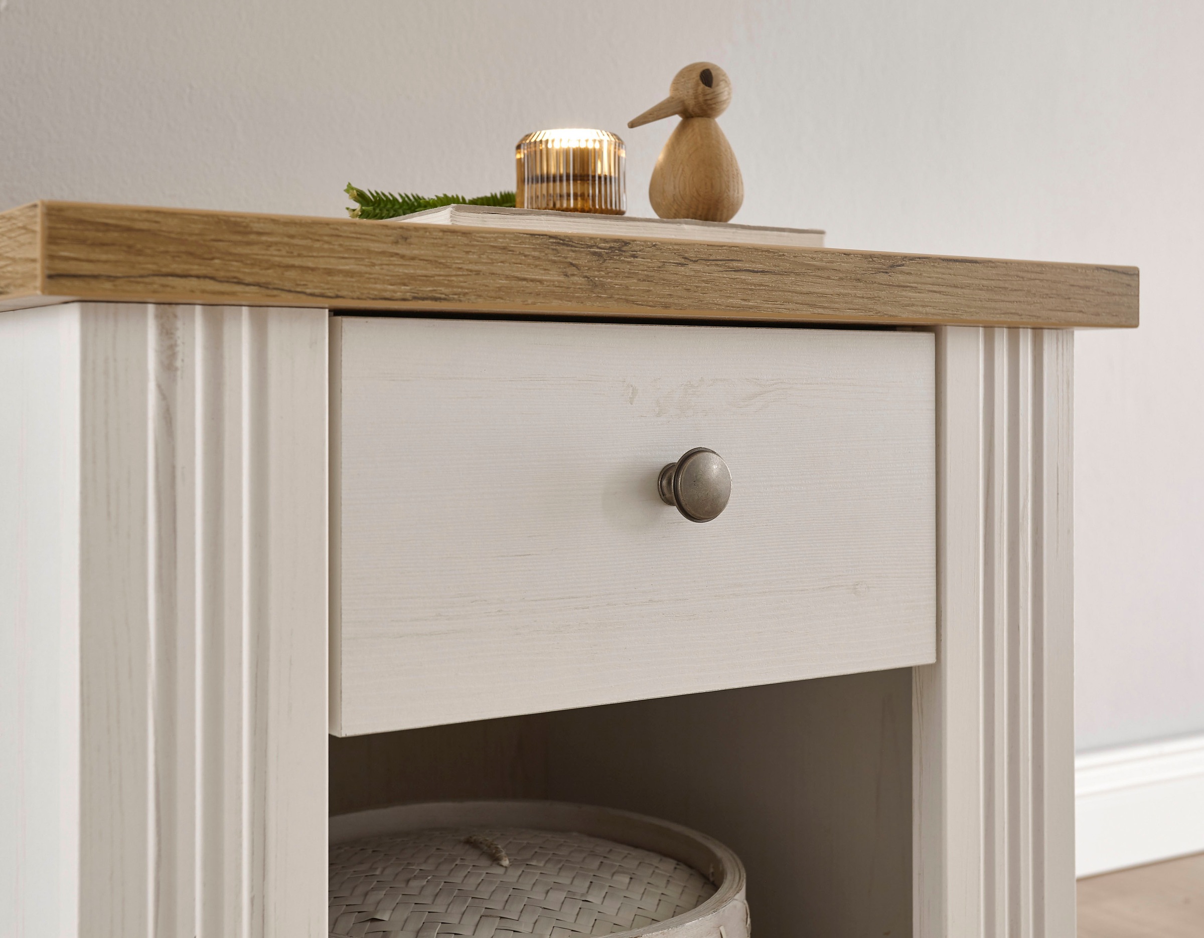 OTTO home Schlafzimmer-Set »Westminster« Bett Liegefläche 180/200cm und 2 Nachtkommoden