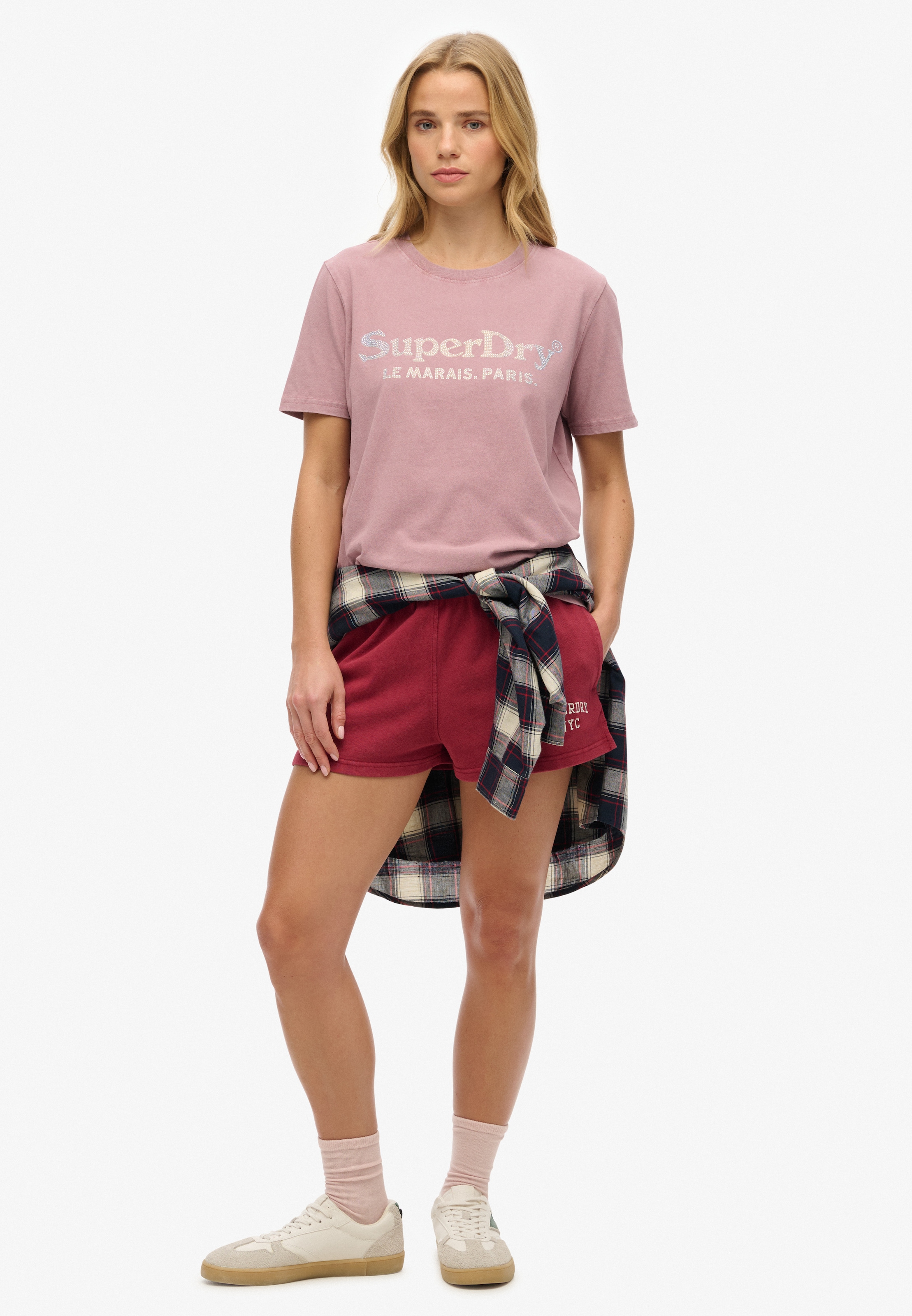Superdry Kurzarmshirt »VENUE METALLIC RELAXED TEE«