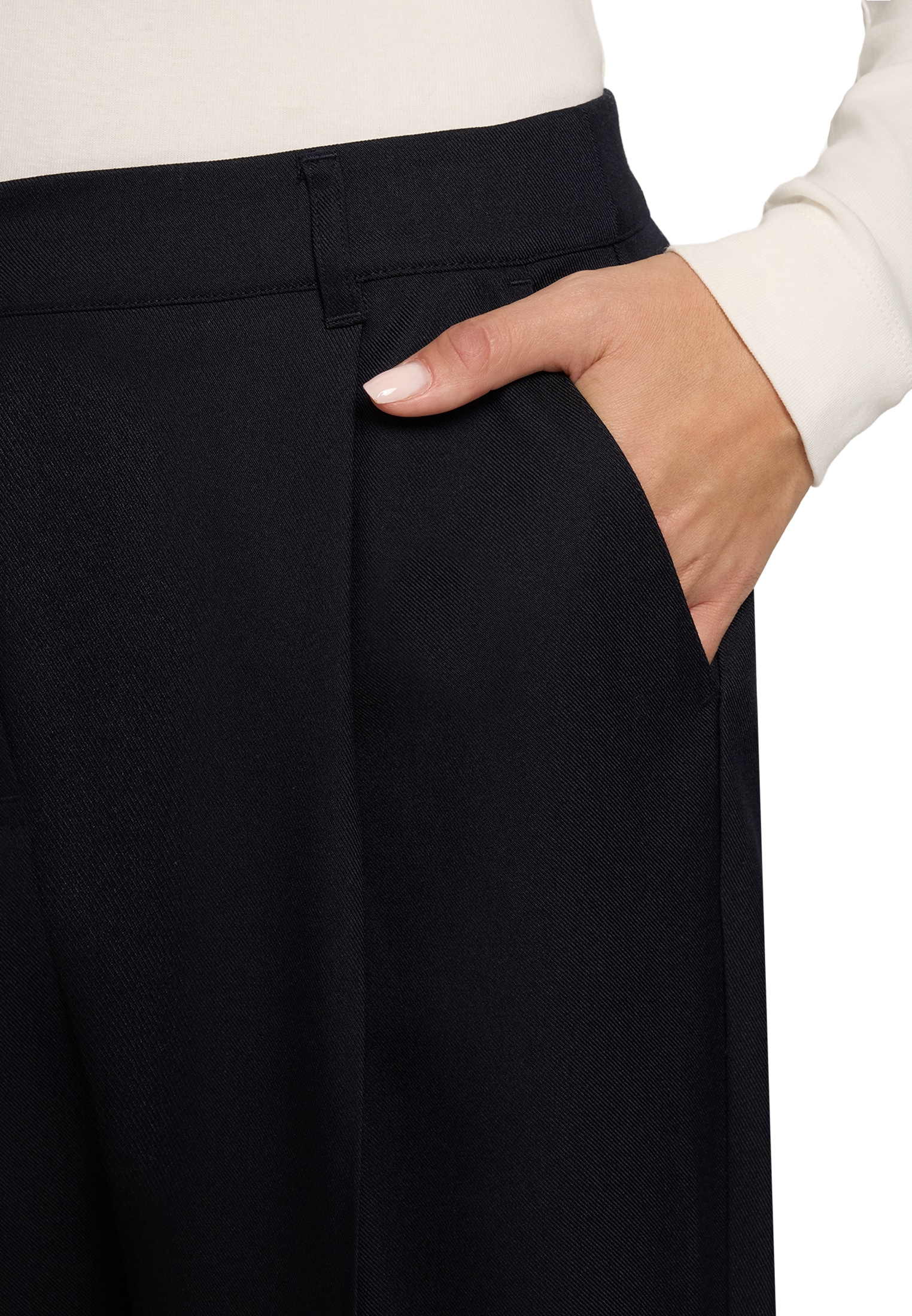 Zero Stoffhose »Hose mit Bügelfalte 30 Inch«