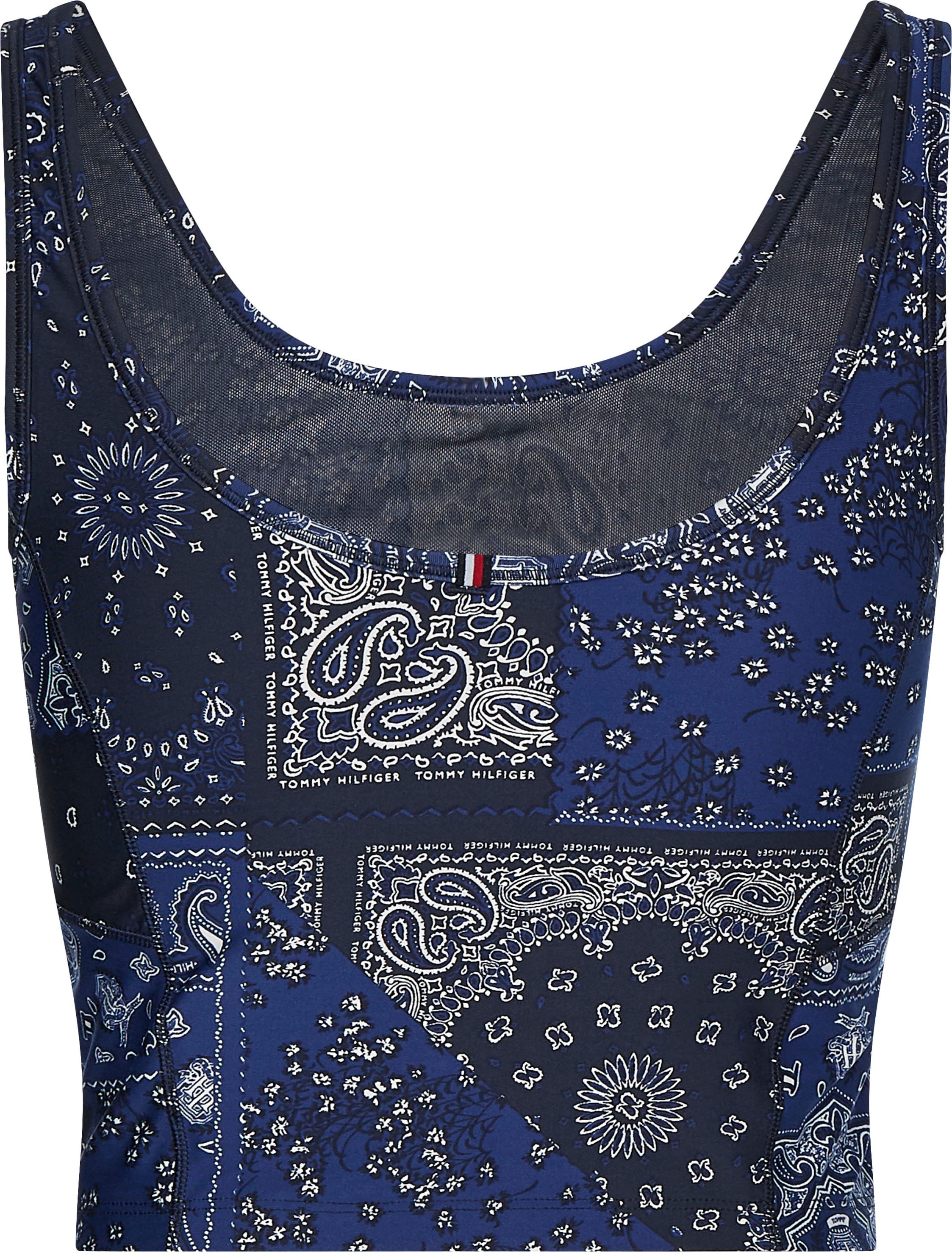 Tommy Hilfiger Sport Curve Bustier »CRV CROPPED BANDANA 2-IN-1 TANK« Mit Träger für geringe Intensität