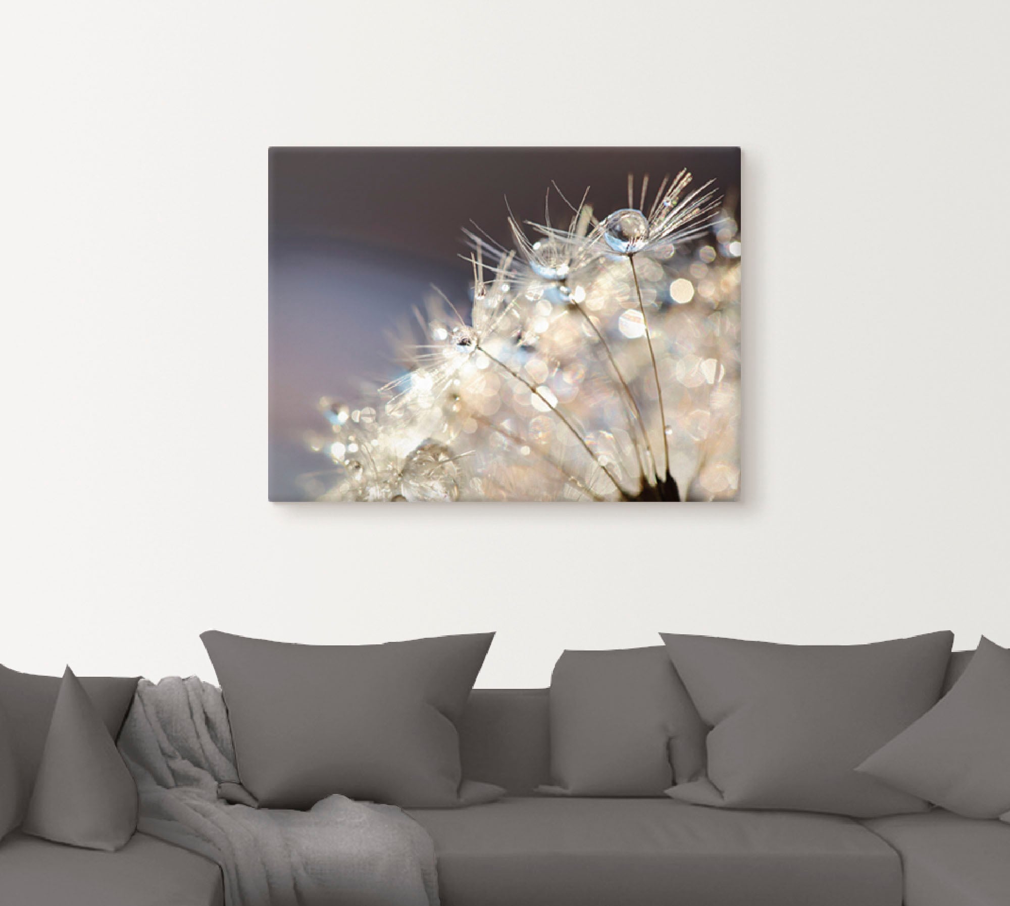 Artland Leinwandbild »Pusteblume Fantasie« Blumen 1 Stk. tlg. auf Holzrahmen gespannt