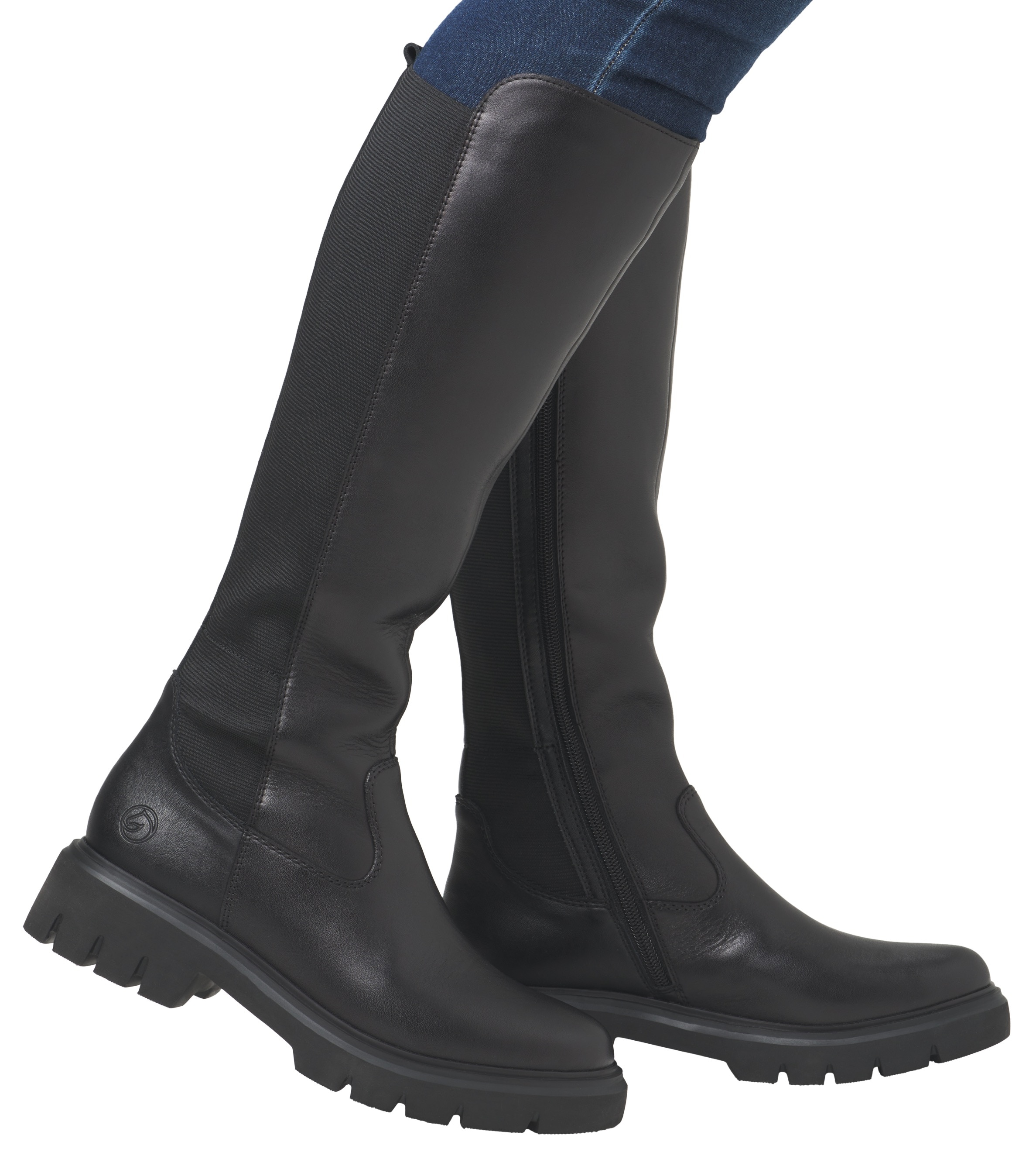Remonte Stiefel, Blockabsatz, Businessmode, Langschaftstiefel, Schafthöhe ca. 37 cm