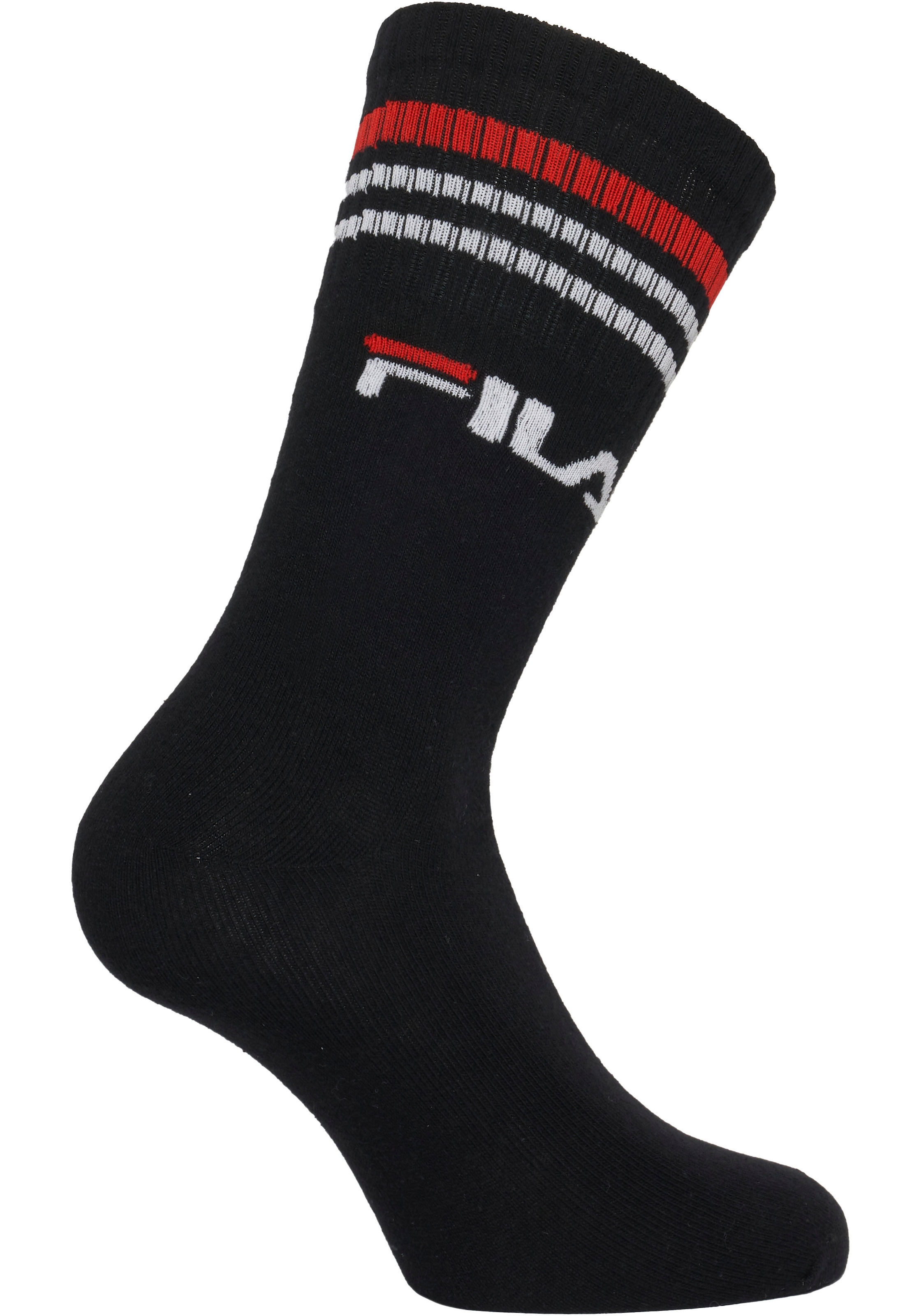 Fila Freizeitsocken, (6er Pack), mit Logo-Schriftzug