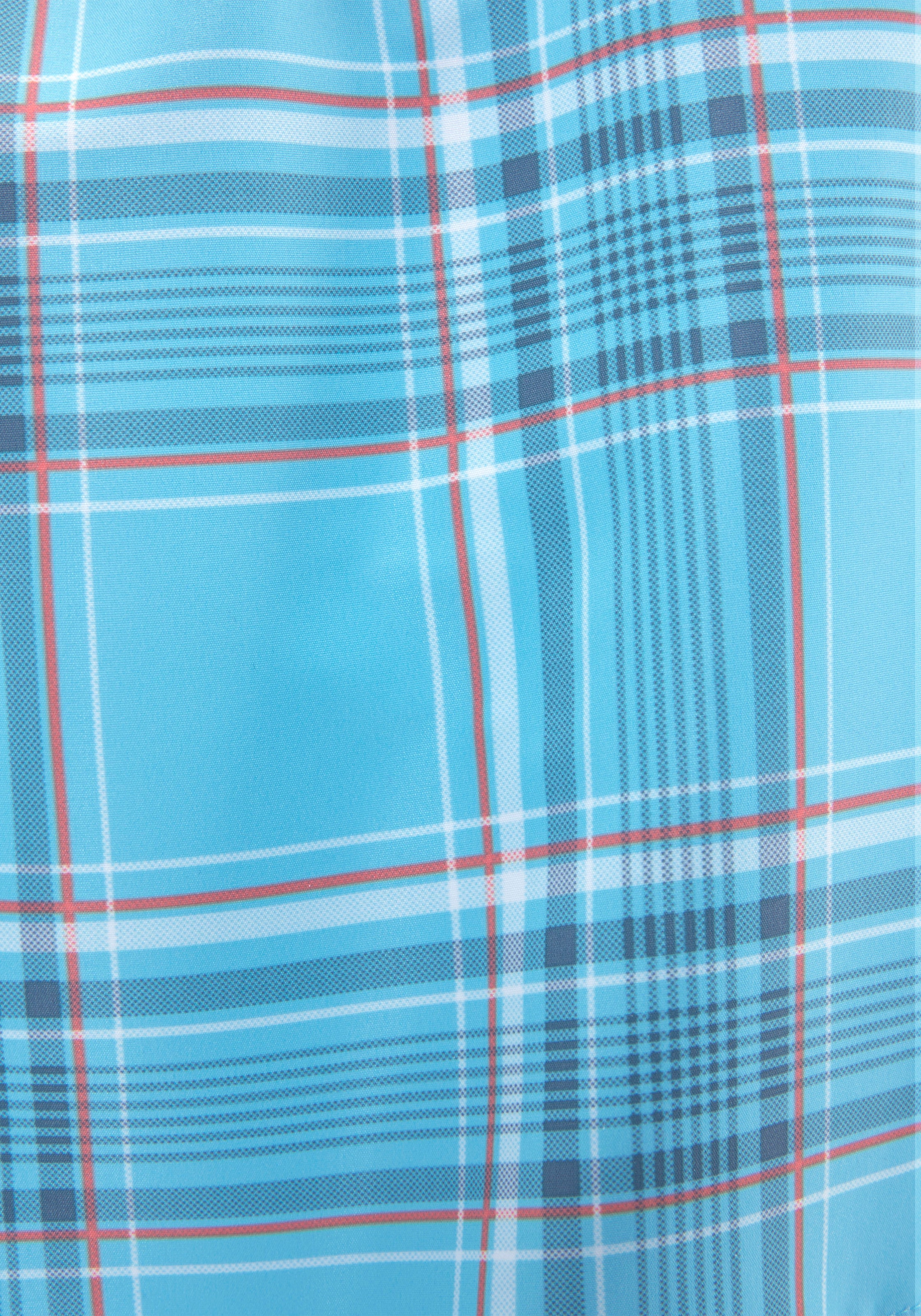 H.I.S Badeshorts »Karo«, mit kontrastfarbiger Kordel