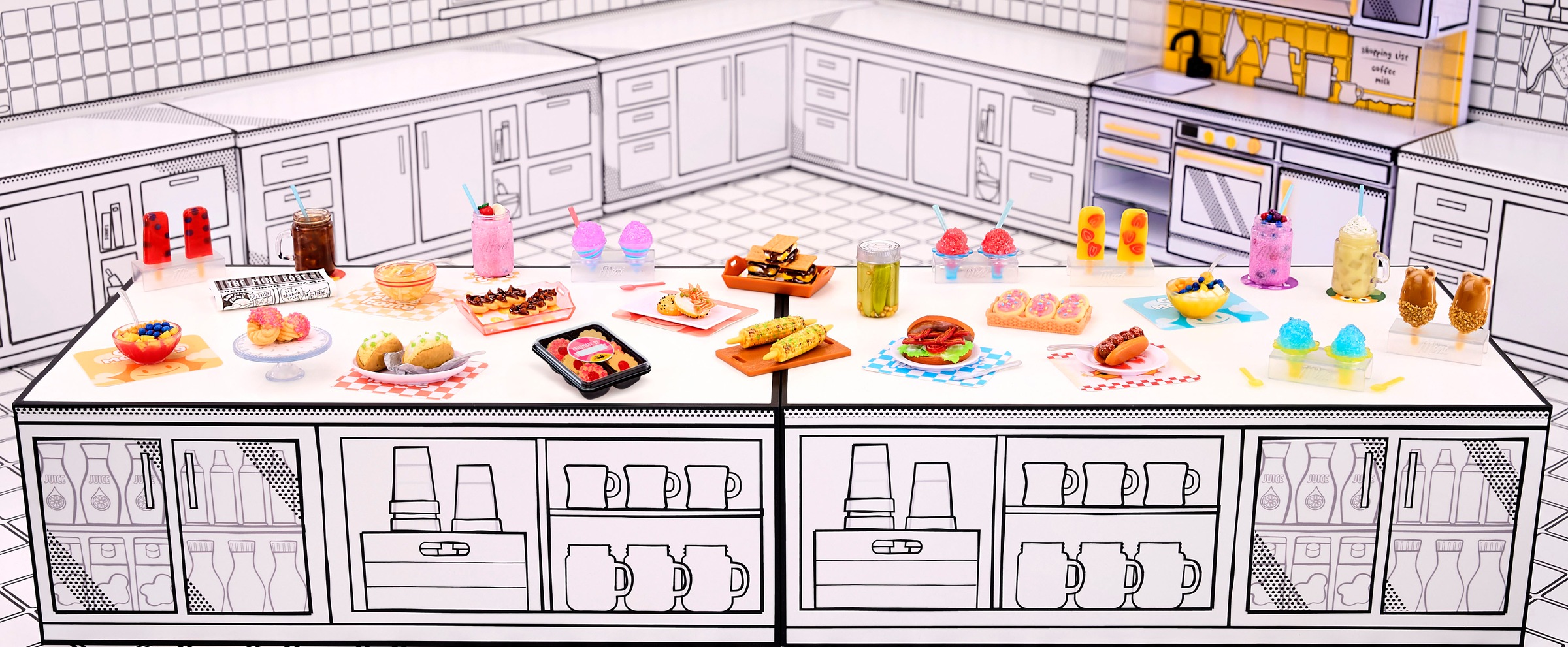 MGA ENTERTAINMENT Kreativset »MGA's Miniverse - Make It Mini Foods: Cafe in PDQ Series 3B«, sortierte Lieferung