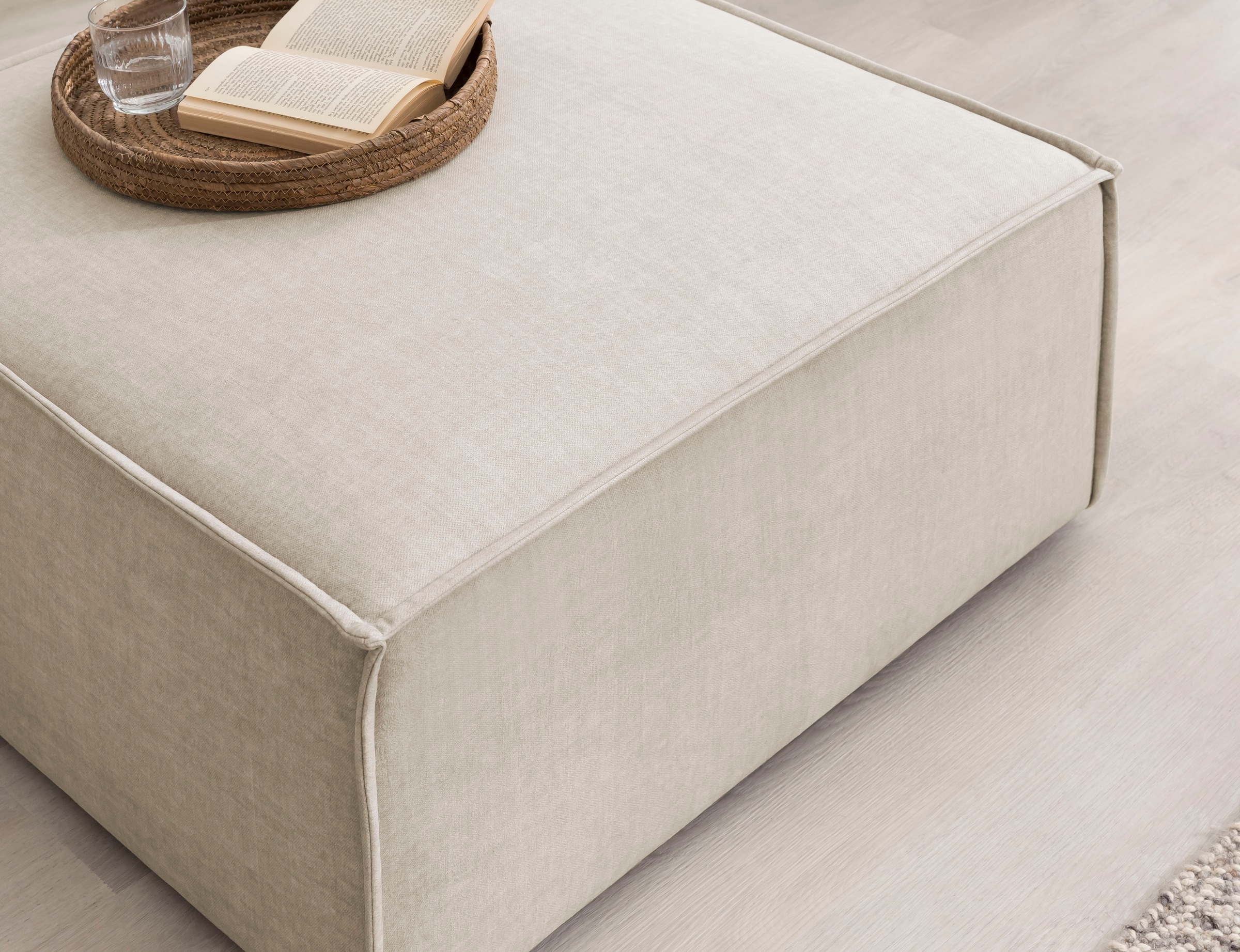 Home affaire Hocker »SHERWOOD«, Hocker quadratisch, ideale Ergänzung zum Loveseat Â»SHERWOODÂ«