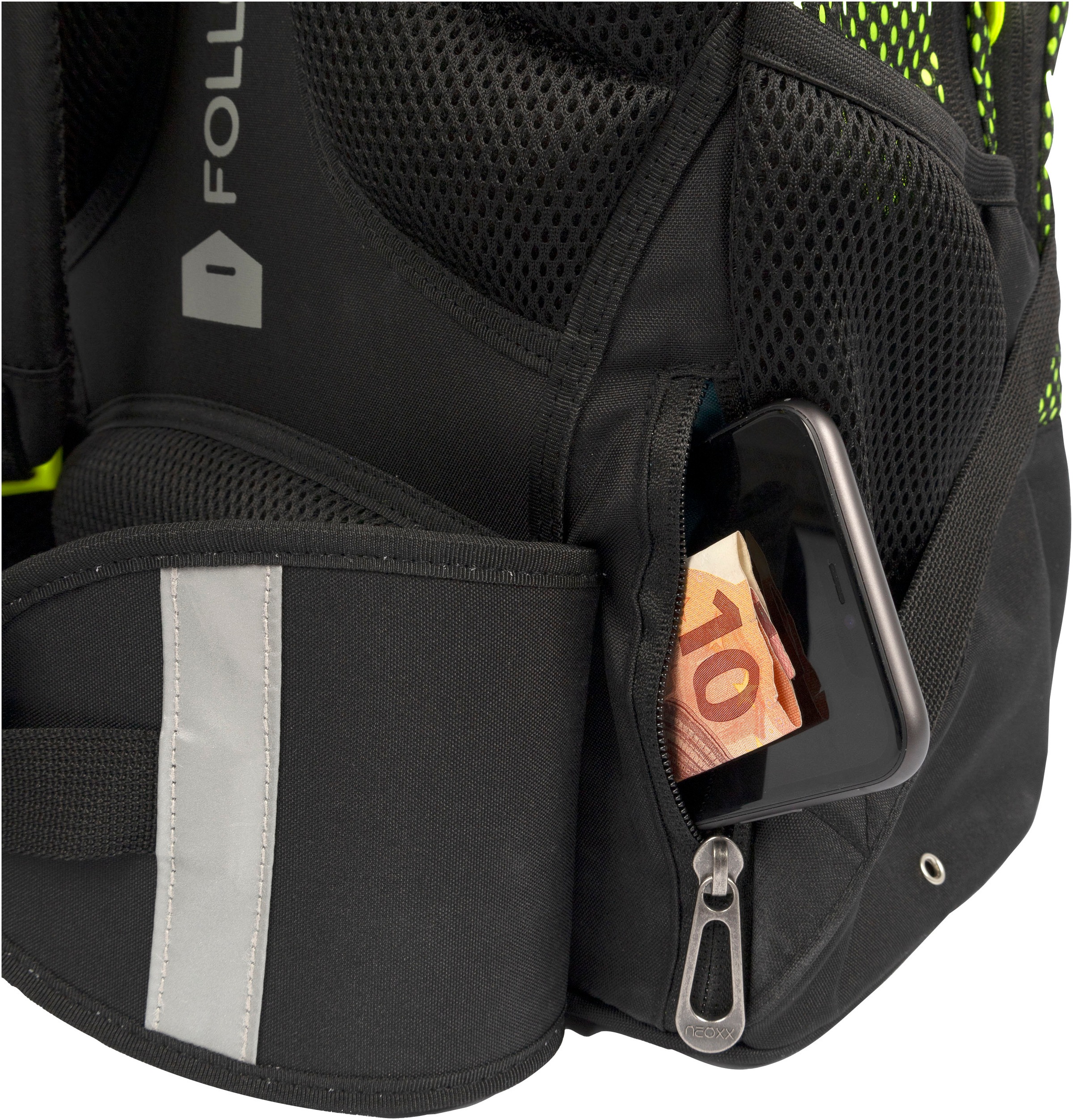 neoxx Schulrucksack »Active Pro, All about Neon«