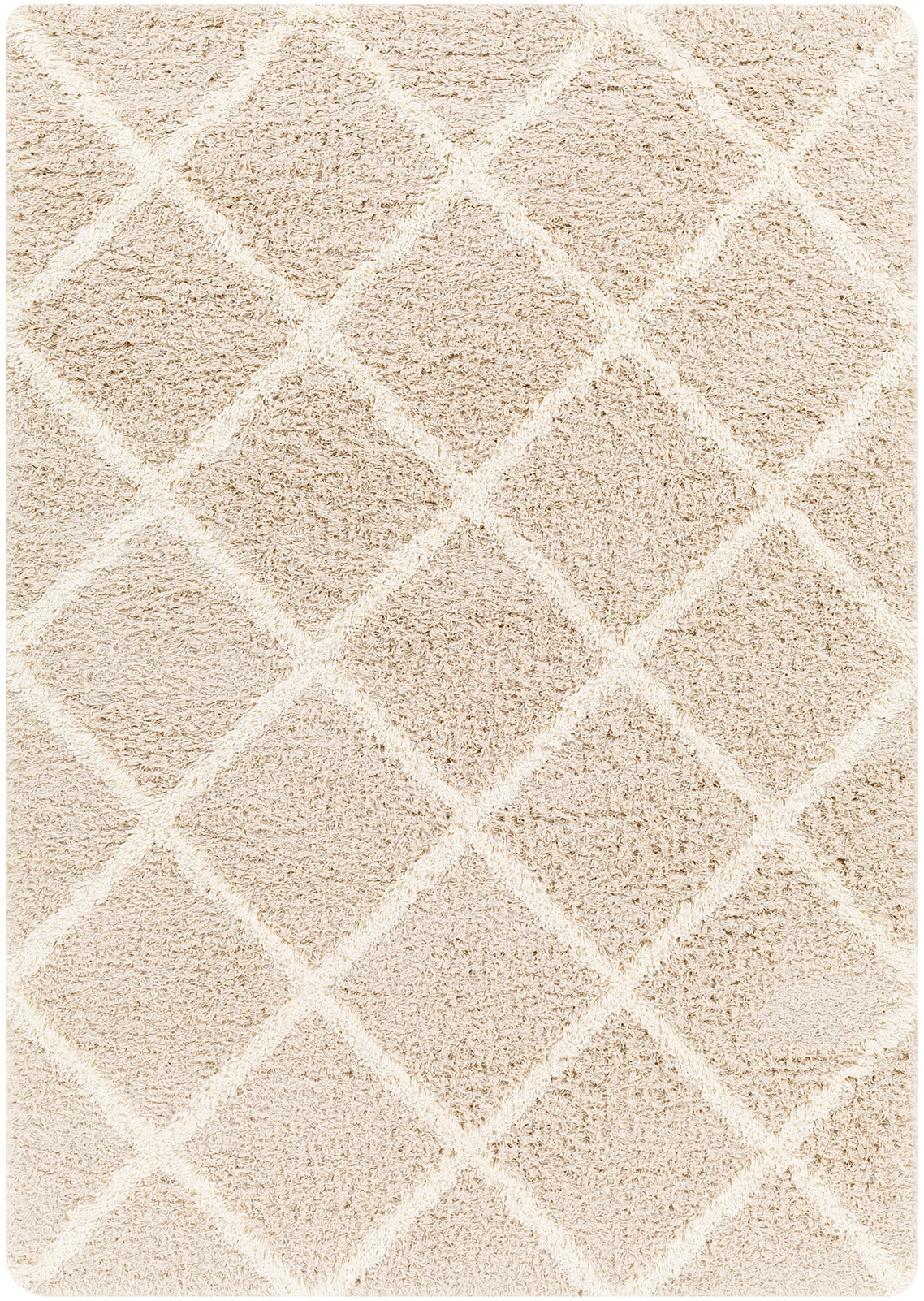 Livabliss Hochflor-Teppich »SMOLENSK« rechteckig 52 mm Höhe Flauschig, Langflor, Weich, Boho Wohnzimmerteppich, Grau