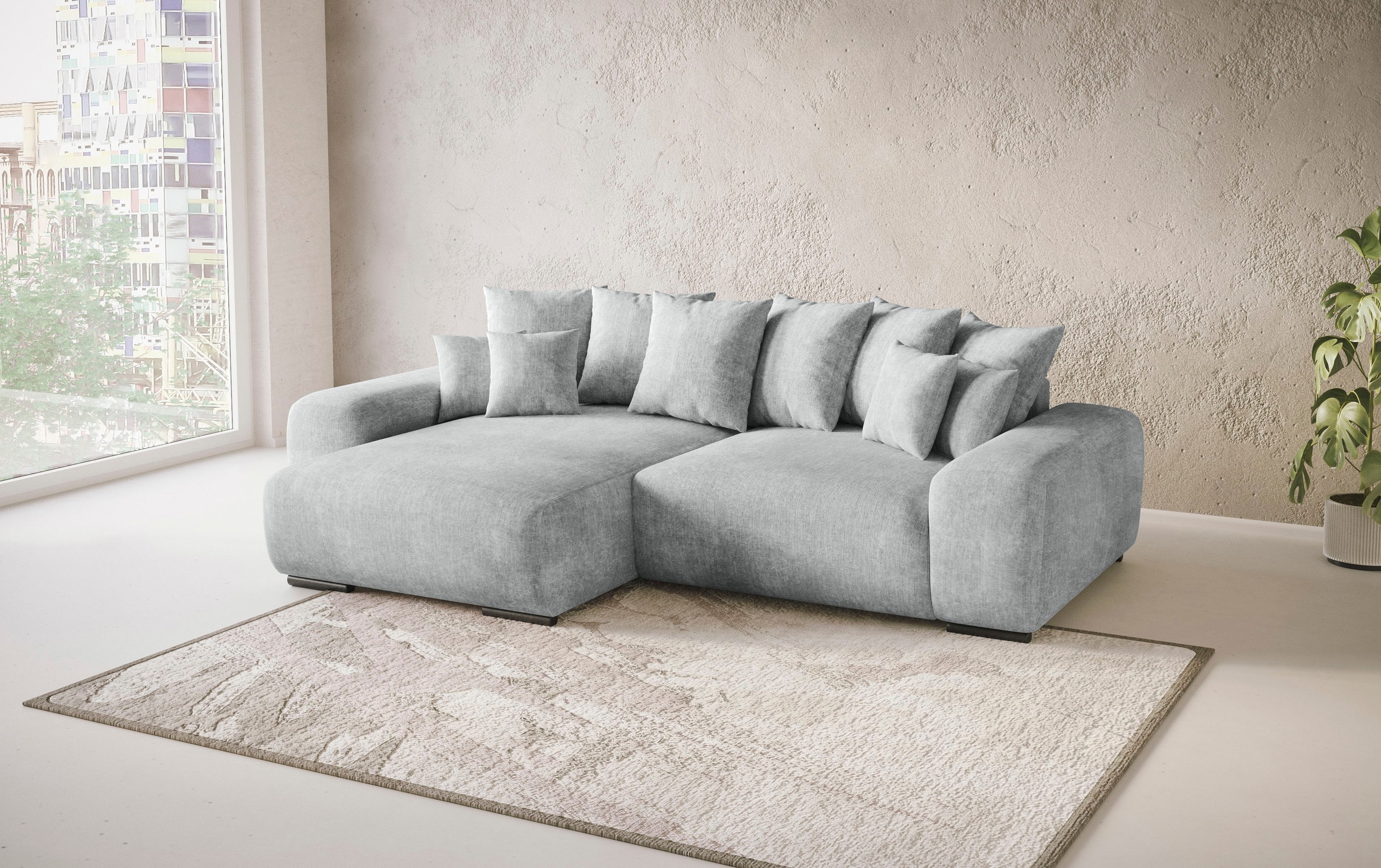 Mr. Couch Polsterecke »Sundance II«, Dauerschläfer mit EasyBett-Schlaffunktion, Bettkasten