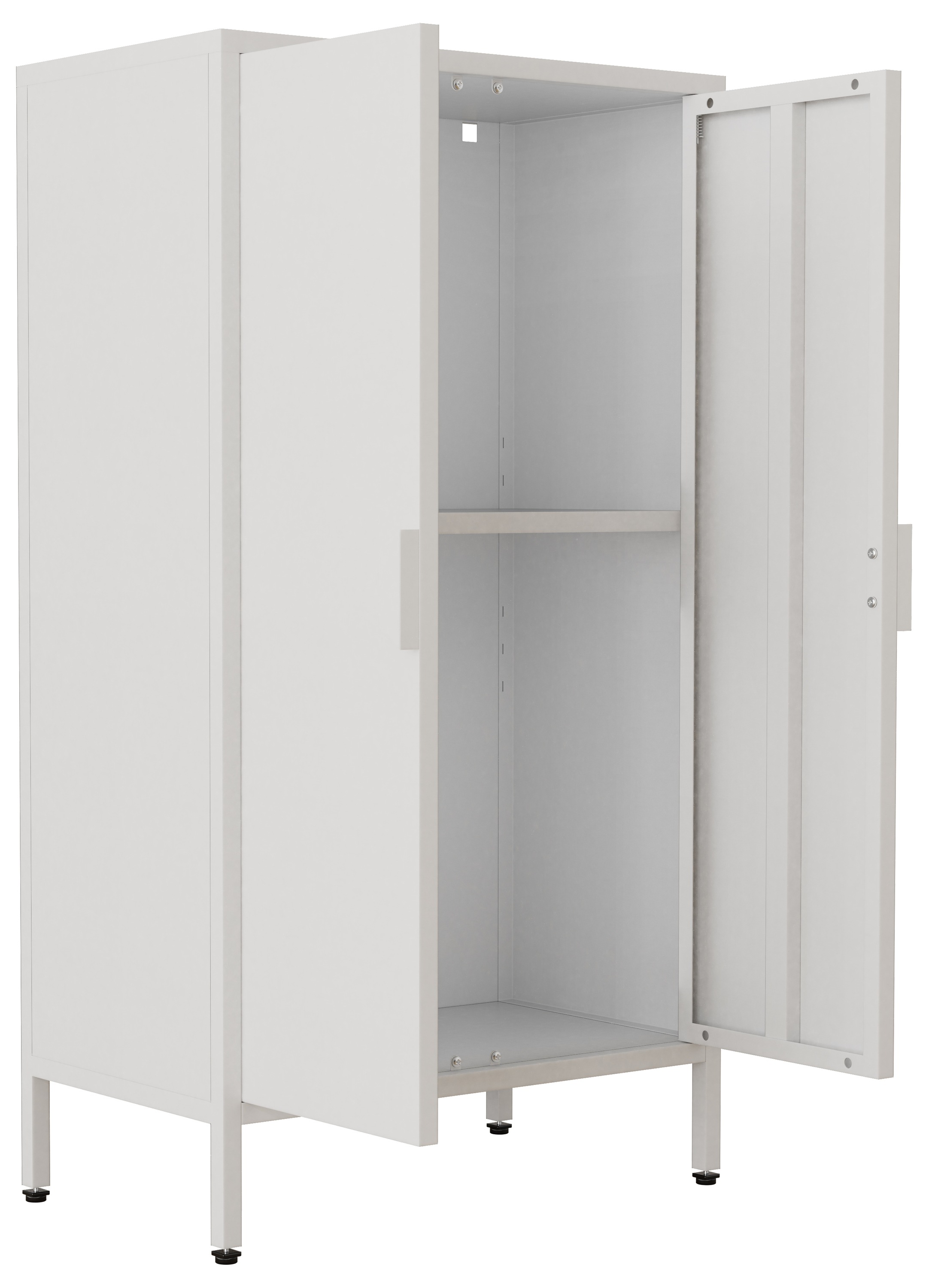 VCM Kommode »Stahl Kommode Sideboard Schrank Drehtüren Flokas M« 1 Stk. tlg.