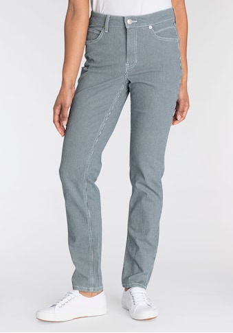 MAC Straight-Jeans »Melanie Stripe«, Figurbetonter femininer Schnitt kaufen