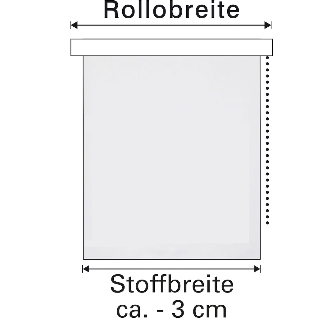 my home Seitenzugrollo »Tone«, blickdicht, Sichtschutz-Verdunkelung, ohne Bohren, verspannt