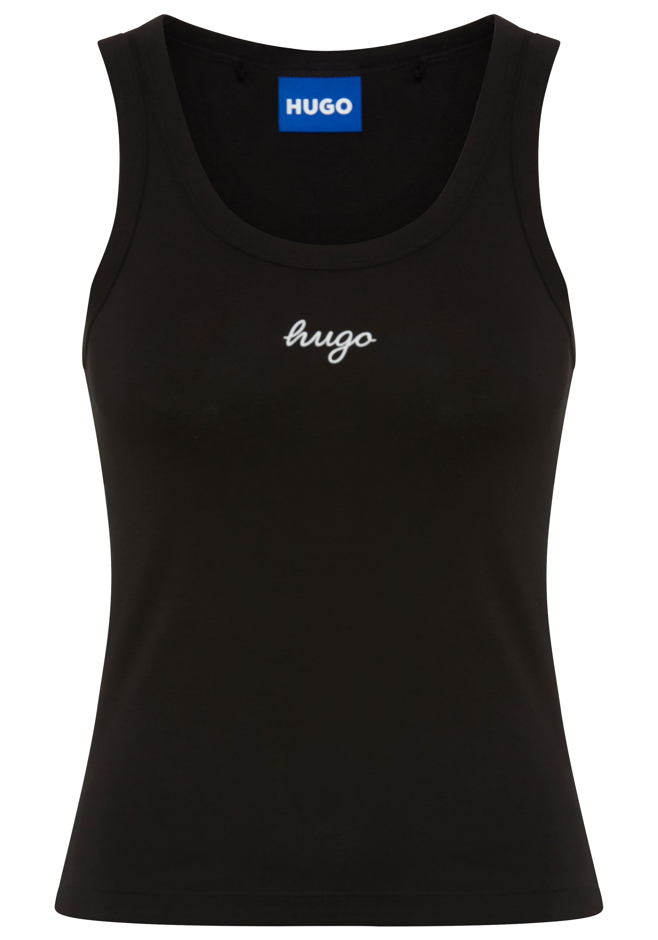 HUGO Tanktop »Damatank« aus Stretch-Baumwolle, Extra Slim Fit