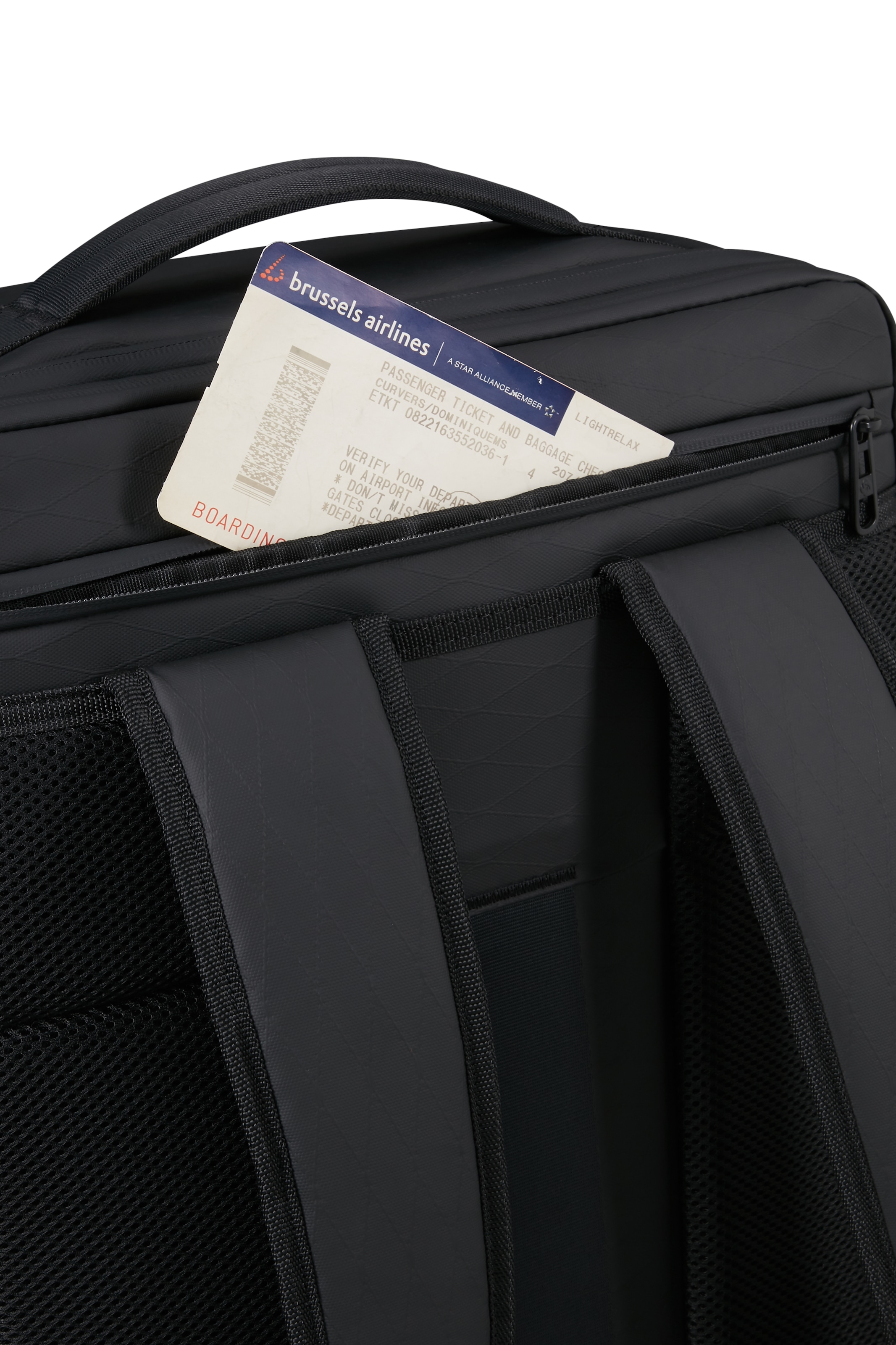 Samsonite Reiserucksack Sicherheitsfach am Rücken wasserabweisend