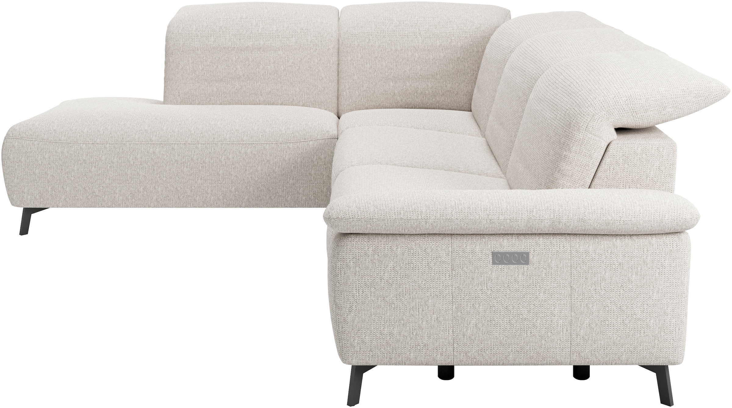 Musterring Ecksofa »MR 370, intelligenter Komfort im modernen Design« Optionale Relaxfunktion, flexible Kopfteile & klappbare Armlehnen