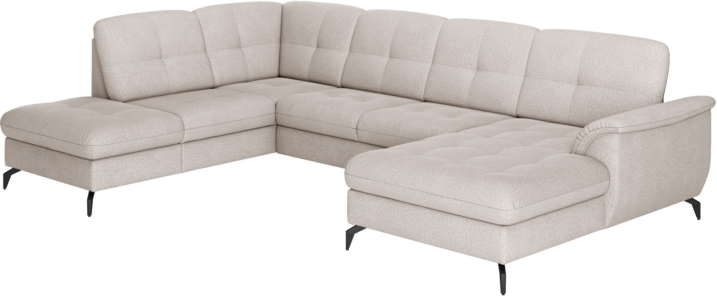 sit&more Wohnlandschaft »Zora U-Form«, wahlweise mit Bettfunktion und Bettkasten