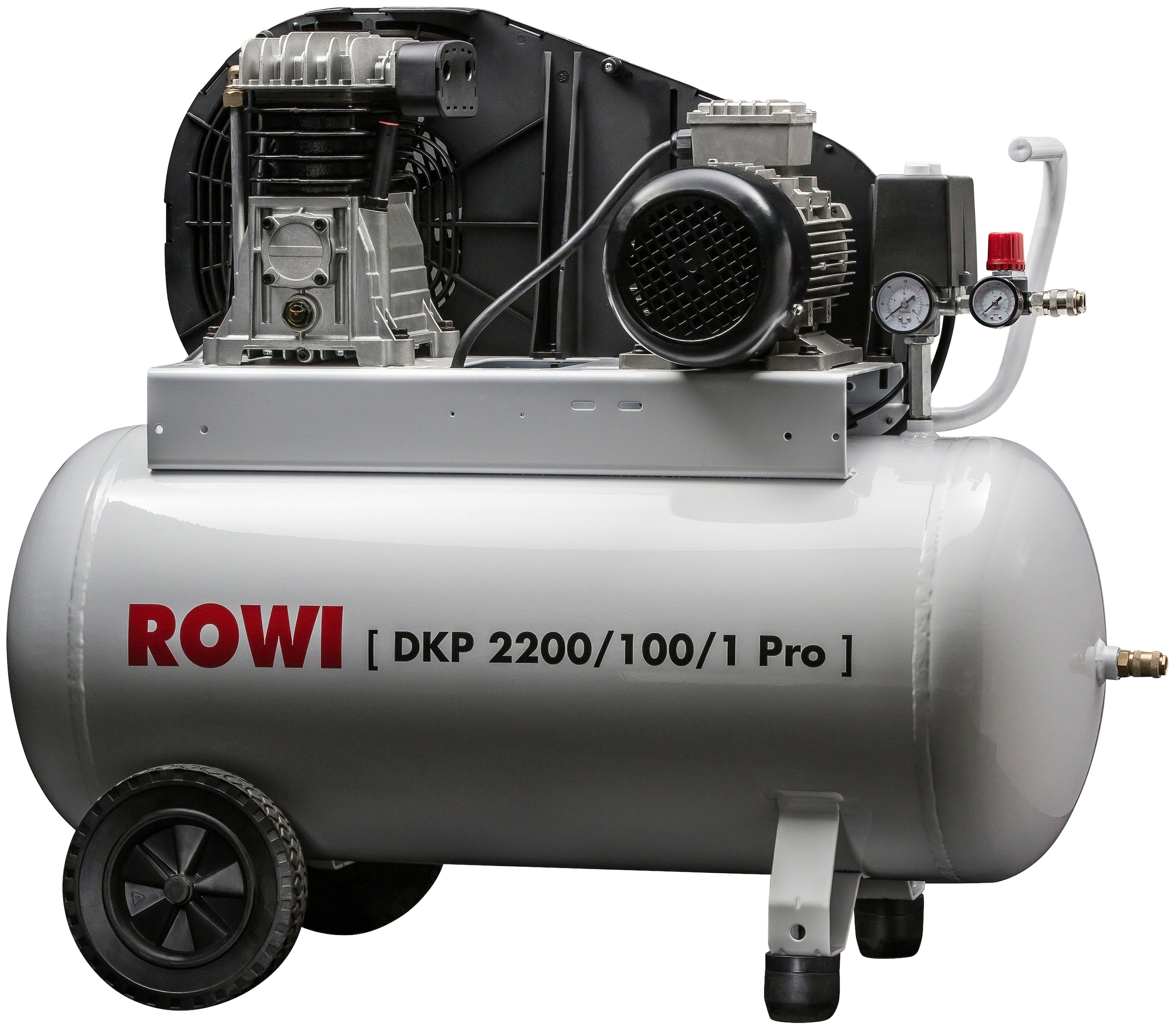 ROWI Kompressor »DKP 2200/100/1 Pro«, (Packung) online kaufen | mit 3  Jahren XXL Garantie | Druckluftgeräte