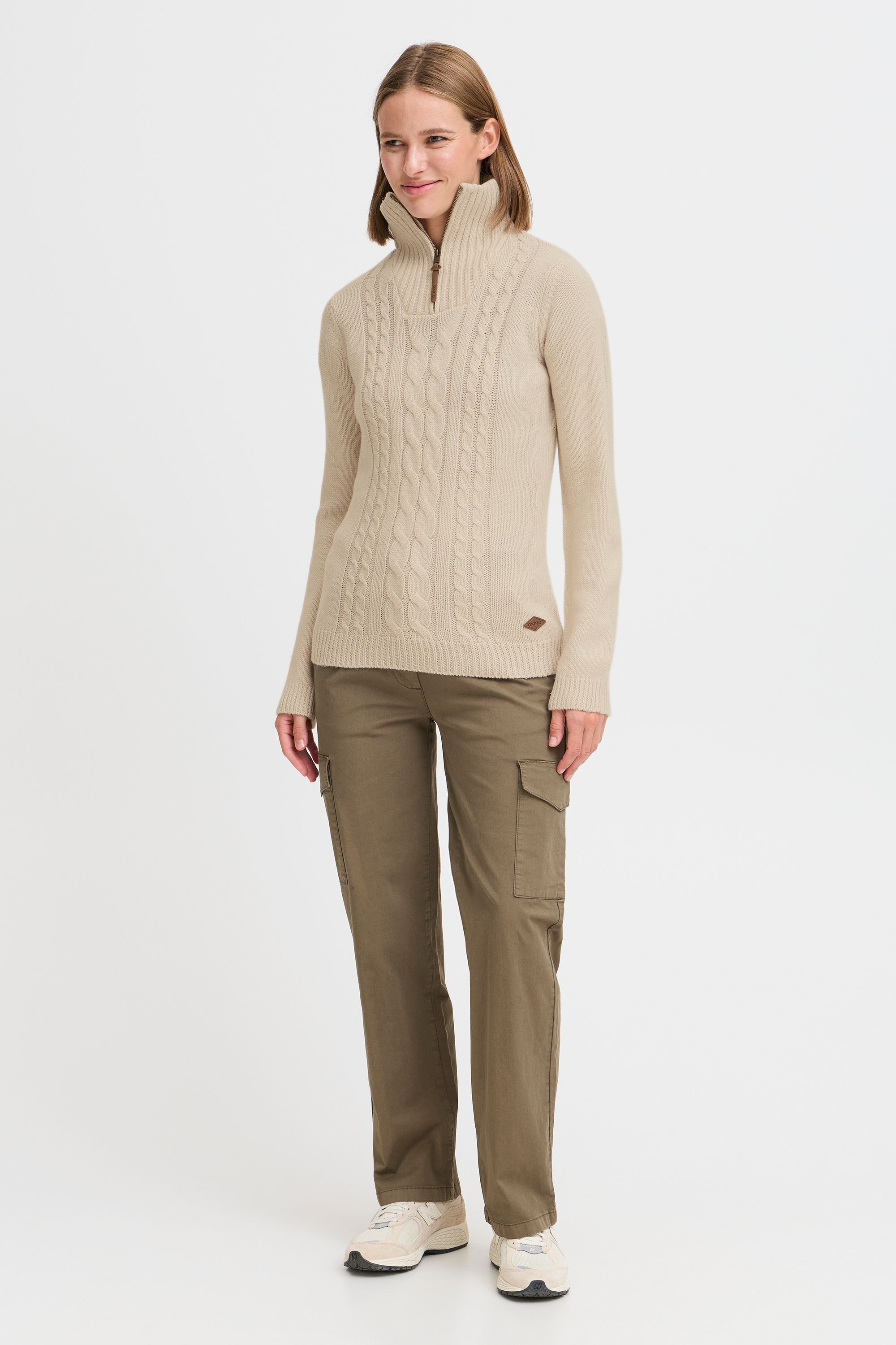 OXMO Strickjacke »Strickpullover OXCarry«