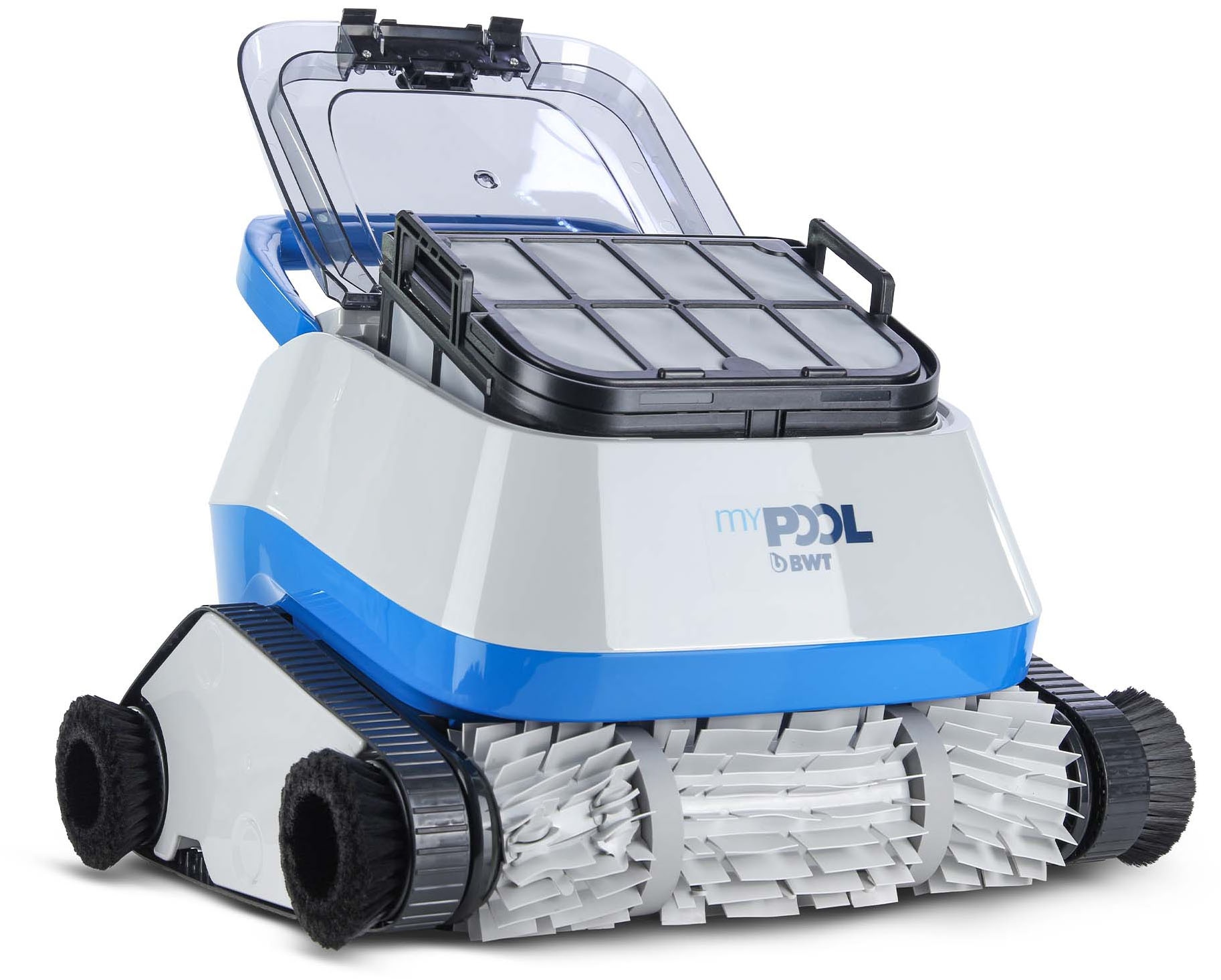 my POOL BWT Poolroboter »POOLROBOTER POWER ONE4ALL PREMIUM«, reinigt Boden, Wand und Wasserlinie