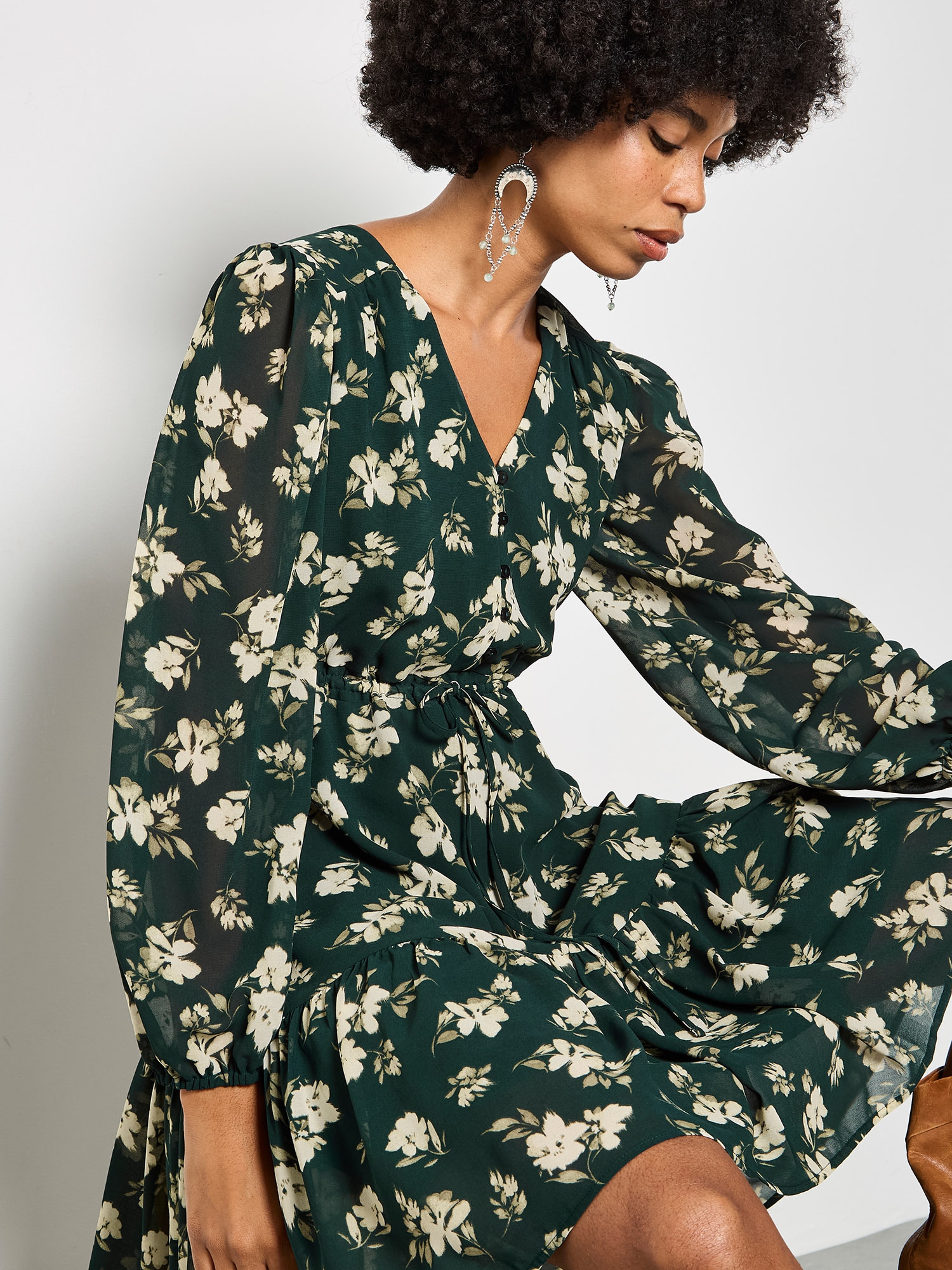 Apricot Minikleid »Minikleid« mit Blumenprint