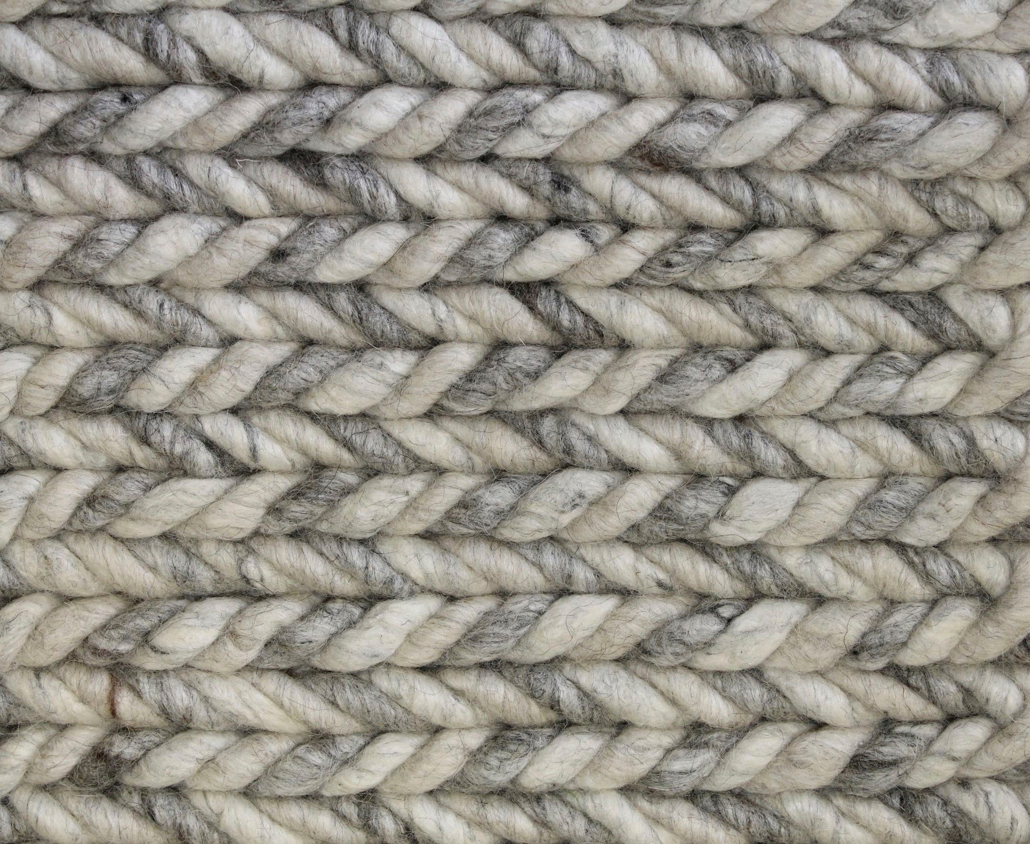 Dekowe Hochflor-Teppich »Enja«, rechteckig, 25 mm Höhe, Handweb Teppich, Strickoptik, handgewebt
