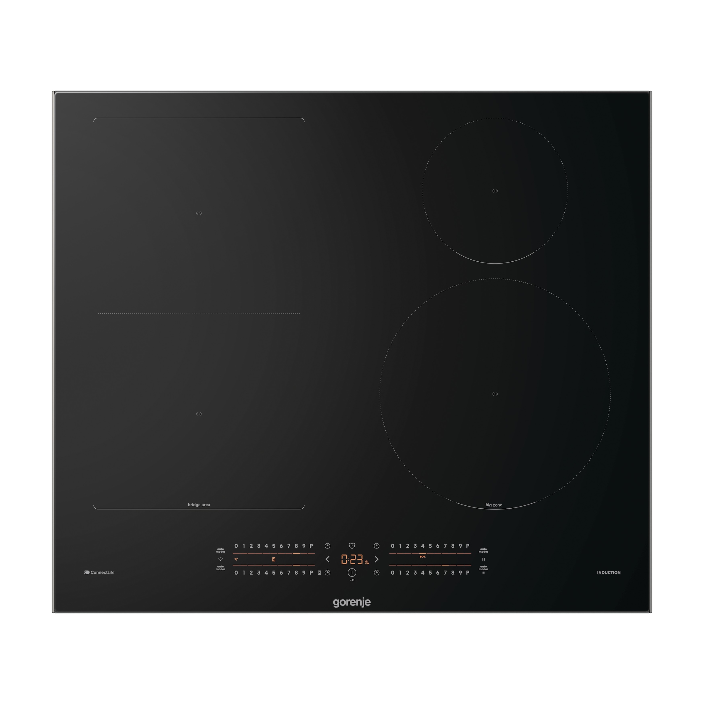 GORENJE Flex-Induktions-Kochfeld »GI6432BXWF«, 60cm Induktionskochfeld mit BridgeZone