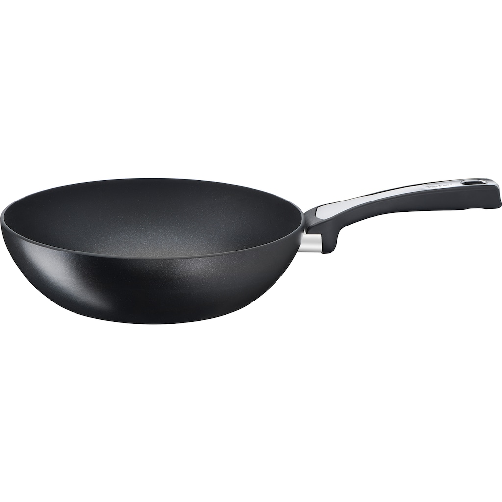 Tefal Wok »Unlimited On«, Aluminium, (1 tlg.), Titanium Antihaftbeschichtung, Thermo-Signal, alle Herdarten Induktion