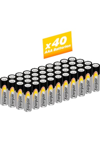 Batterie »40 Stück Alkaline Power Micro (AAA)«, LR03, 1,5 V, (Packung, 40 St.)