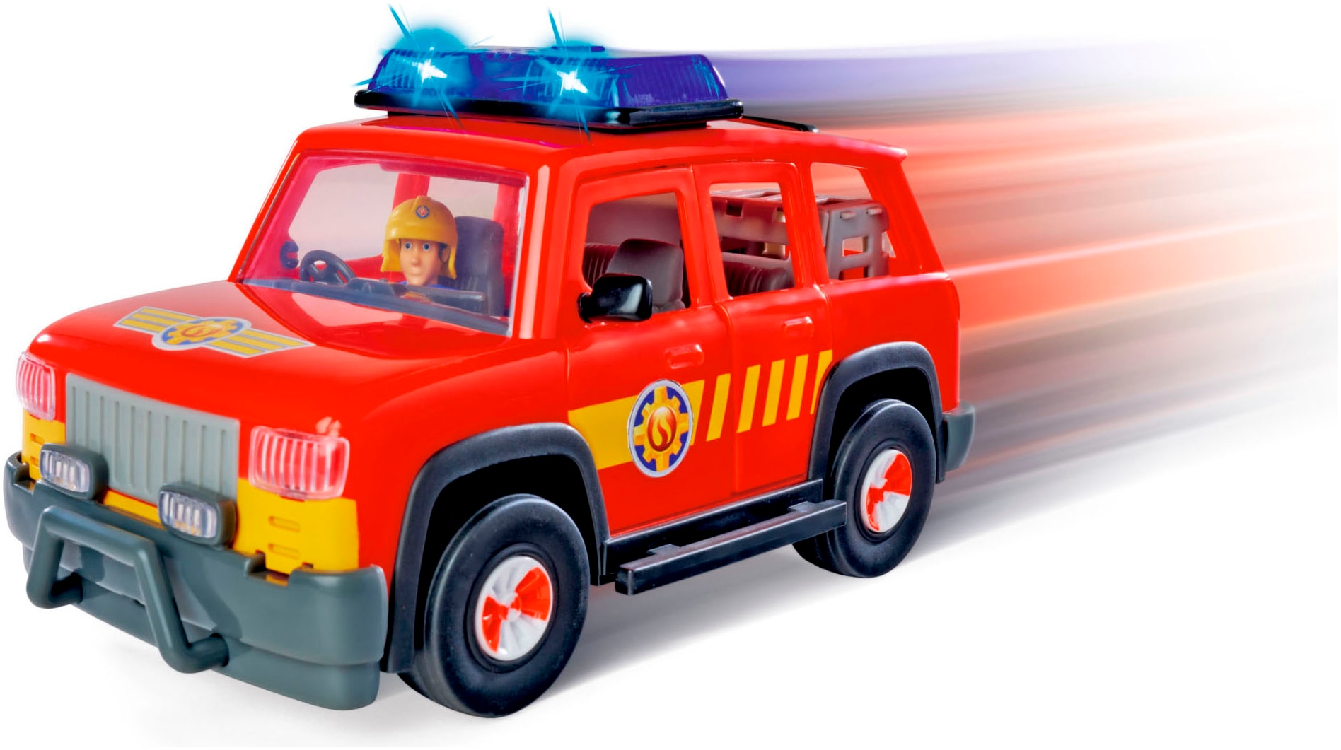 SIMBA Spielzeug-Feuerwehr »Sam First Responder Fahrzeug«, mit Licht und Sound