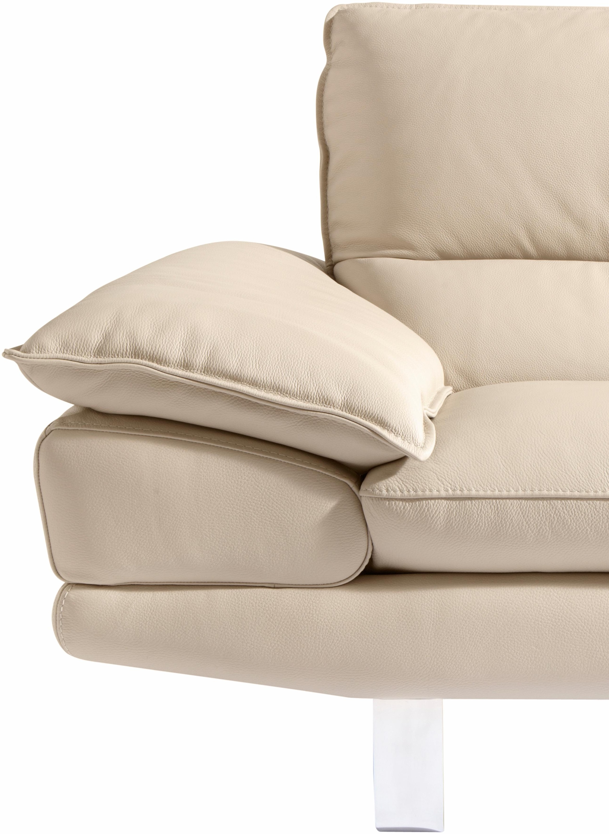 CALIA ITALIA Ecksofa »Dave, italienisches Designsofa mit erstklassigem Sitzkomfort, L-Form«, mit tollen Lederbezügen