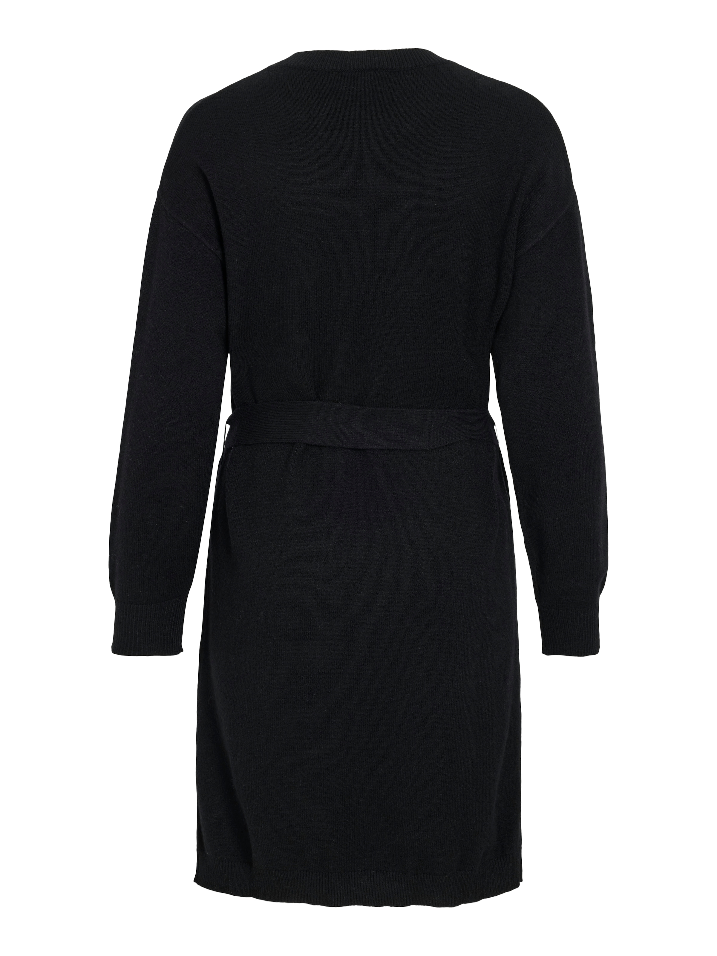 Vila Strickkleid »VIRIL O-NECK L/S BELT KNIT DRESS - NOOS«