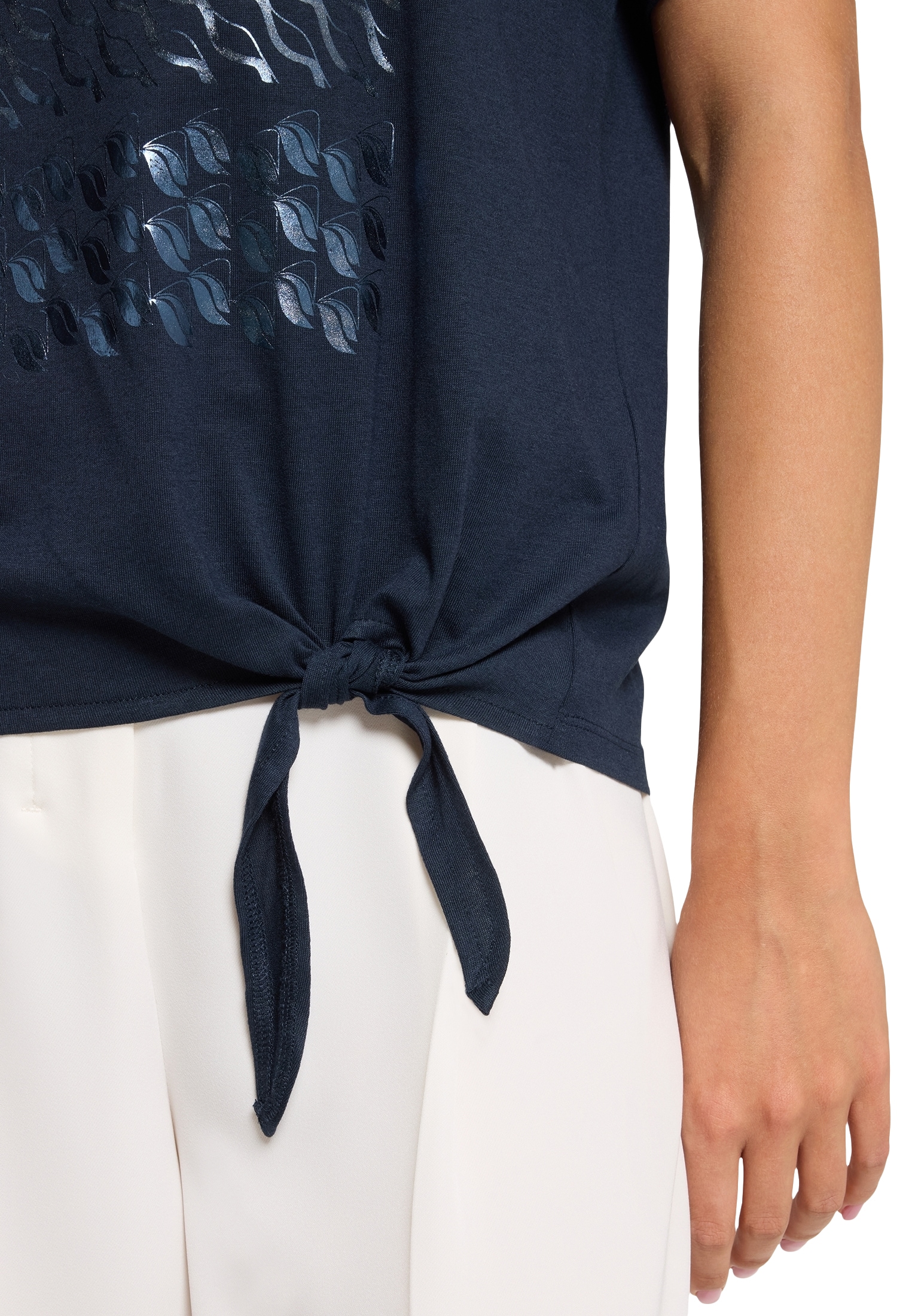 Betty Barclay Langarmshirt »Basic Shirt mit Schleifenknoten«