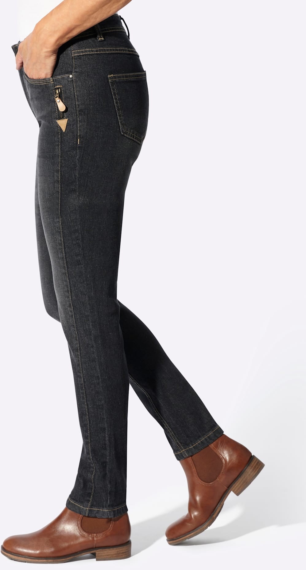 Casual Looks 5-Pocket-Jeans 1