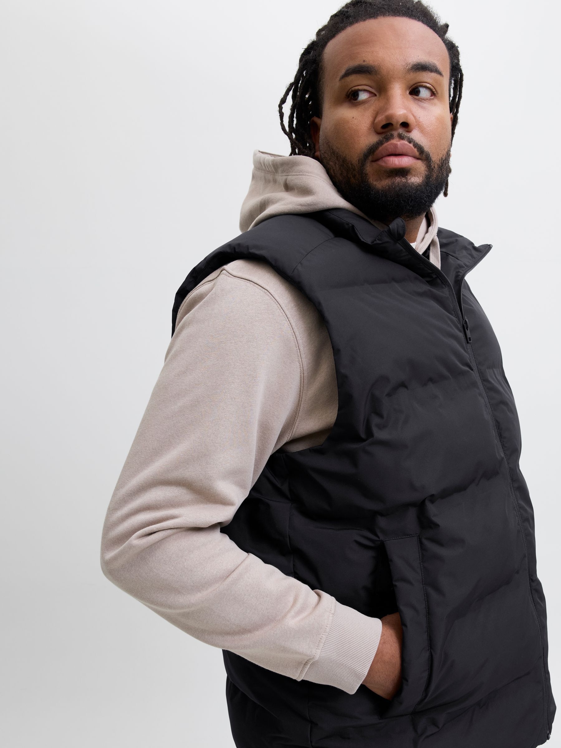 Jack & Jones PlusSize Steppweste »JJESOHO BODYWARMER COLLAR SN PLS«