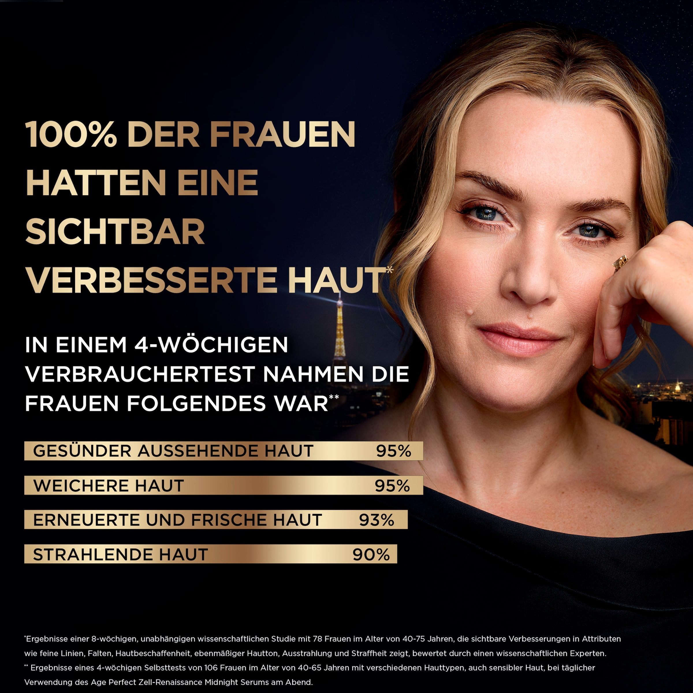 L'ORÉAL PARIS Gesichtsserum »Age Perfect Zell-Renaissance Midnight Serum«, mit hoher Wirksamkeit