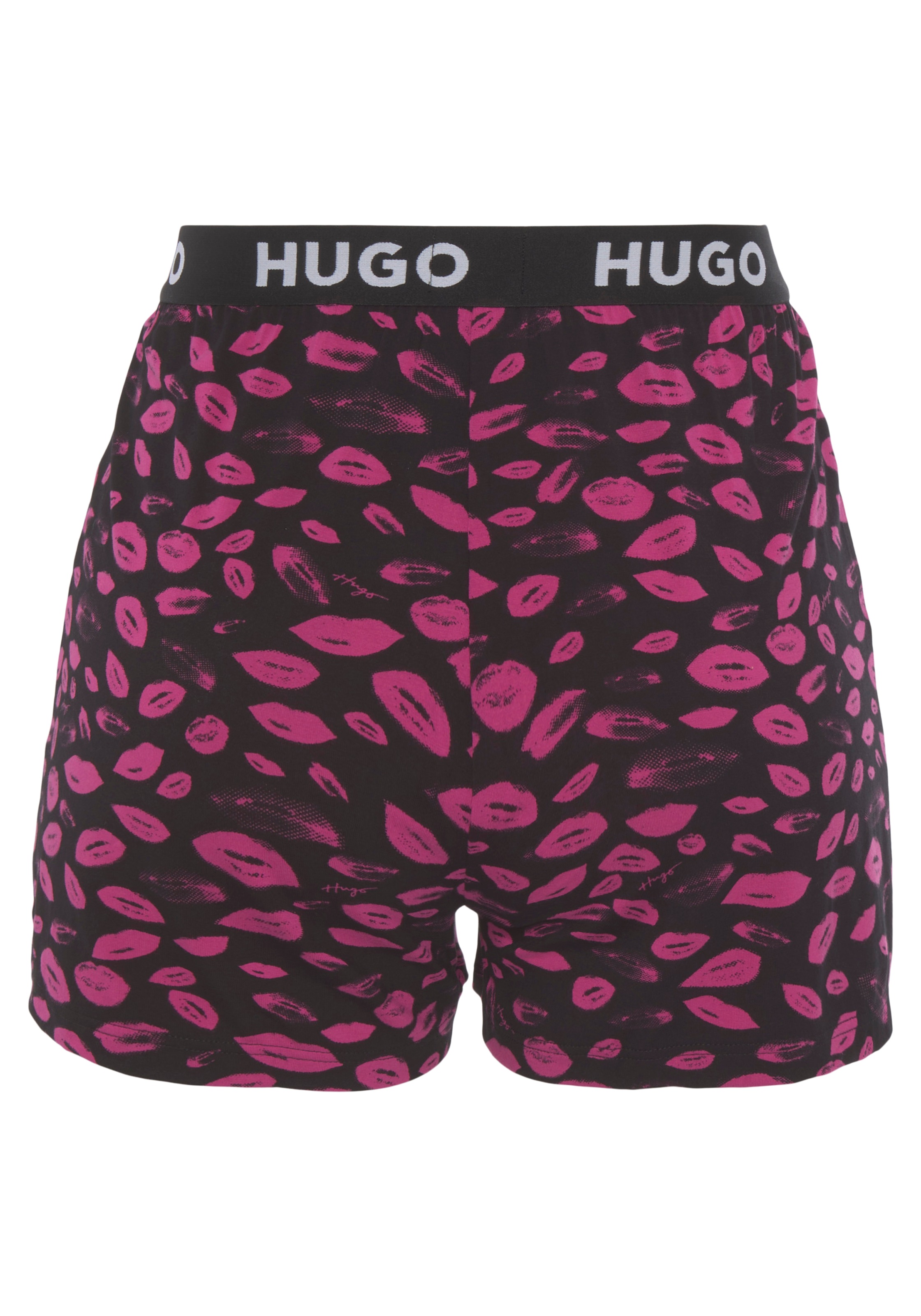 HUGO Underwear Shorts »UNITE_SHORTS PRINTED«, mit elastischem Logo-Bund