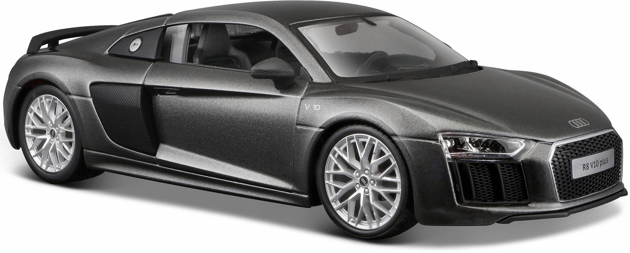 Maisto® Sammlerauto »Audi R8 V10 Plus, 1:24, grau«, 1:24, aus Metallspritzguss