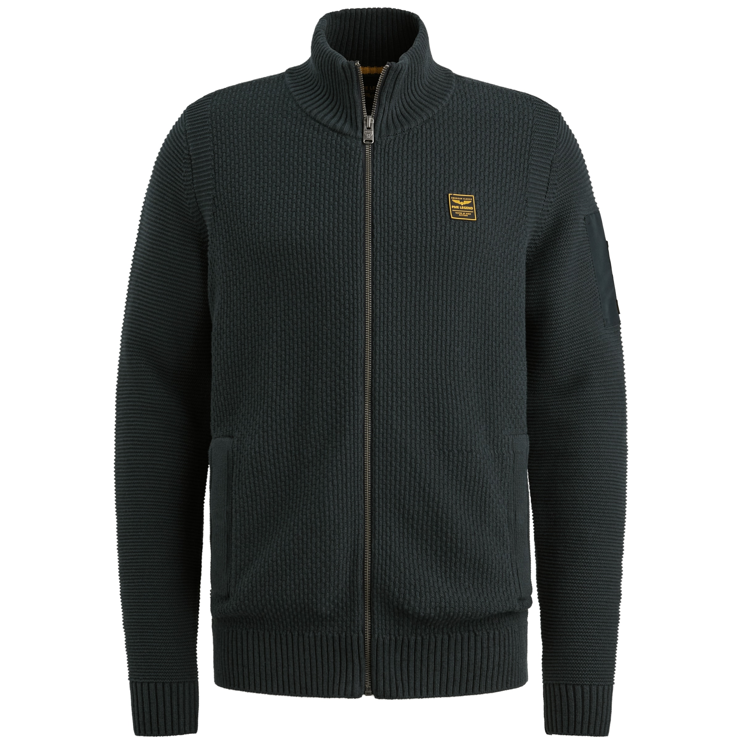 PME LEGEND Cardigan mit seitlichen Eingrifftaschen