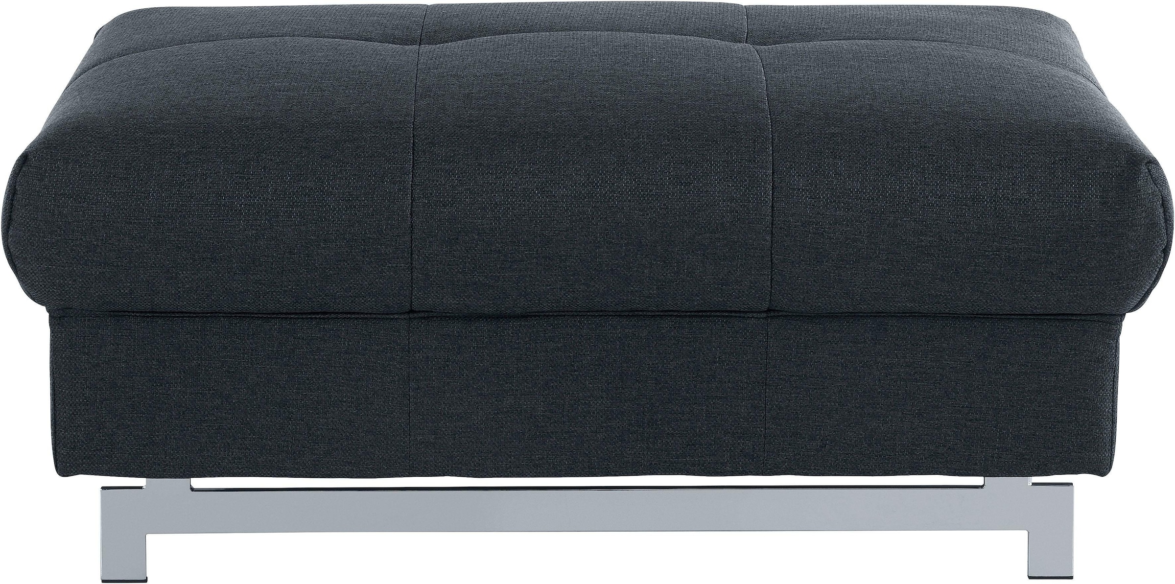 COTTA Polstergarnitur »Chef«, (Set), Set bestehend aus: 2-Sitzer mit Kopfteilverstellung & Hocker
